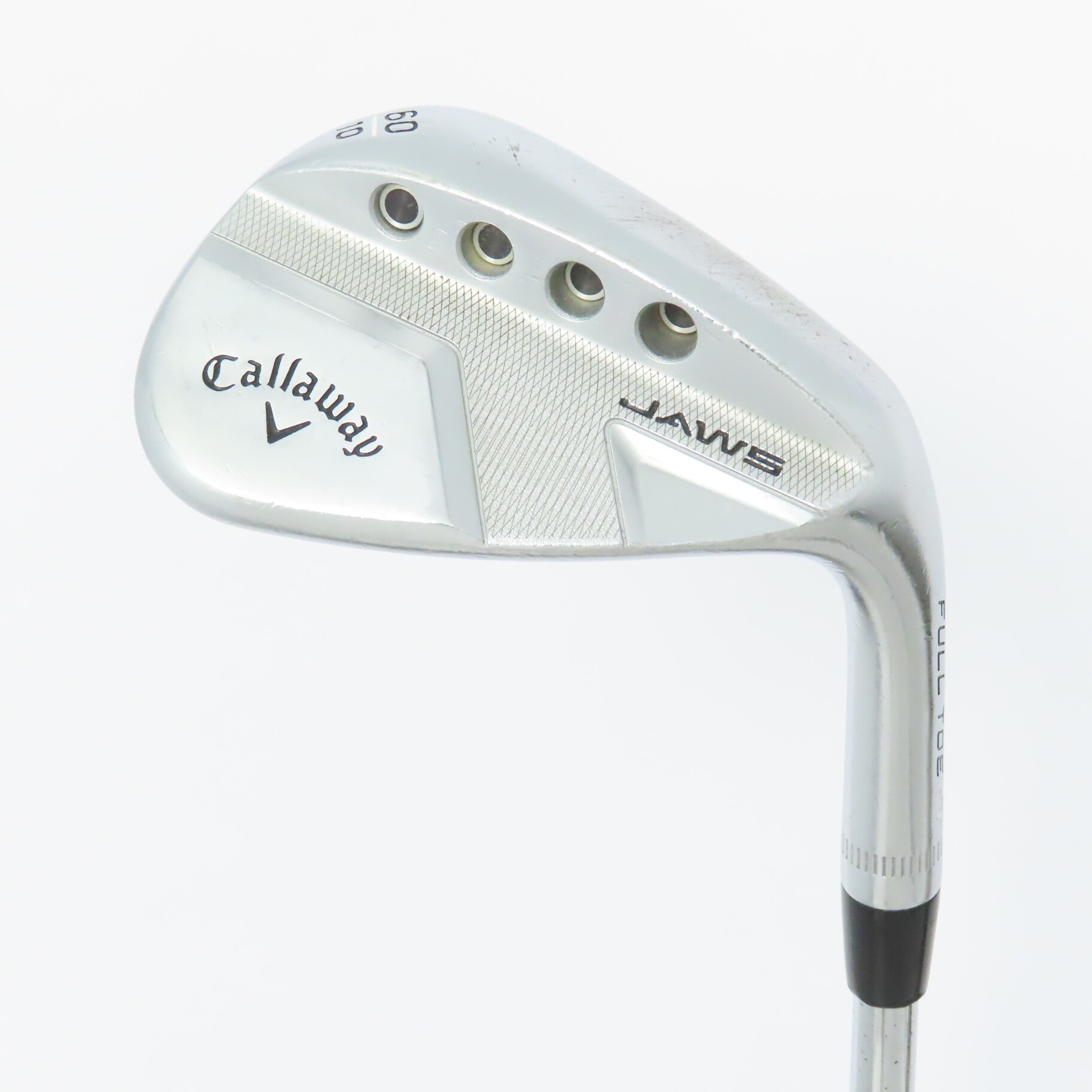 [正規品]CALLAWAY JAWS 19 CHROME ゴルフ ウェッジ 中古】JAWS RAW FULL FACE CROME ウェッジ Dynamic Gold HT 60-10 S200