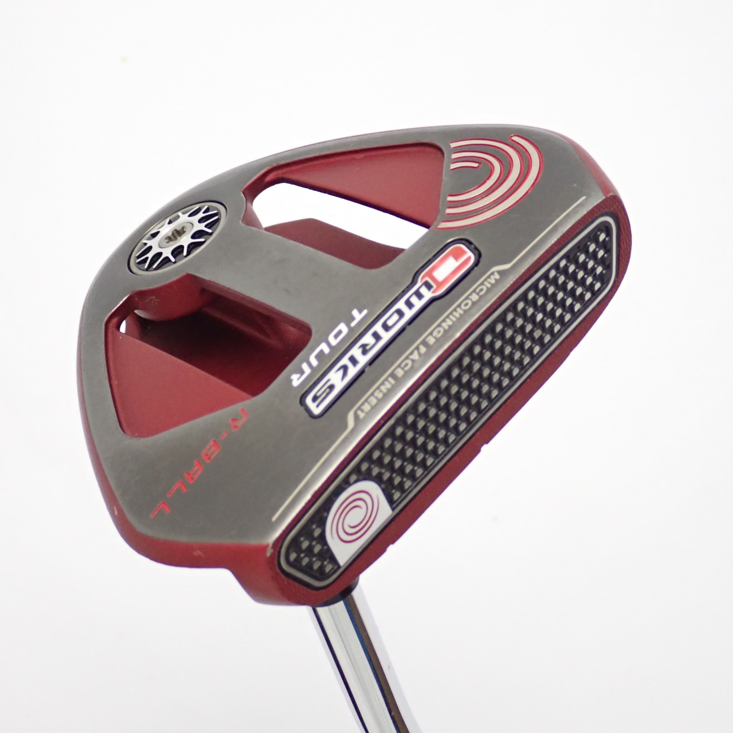 お買い得品！【中古ゴルフクラブ】オデッセイ O-WORKS(オー・ワークス) R-LINE パター オリジナルスチール パター【14日間返品OK】 中古】オー・ワークス TOUR レッド R-BALL パター スチールシャフト