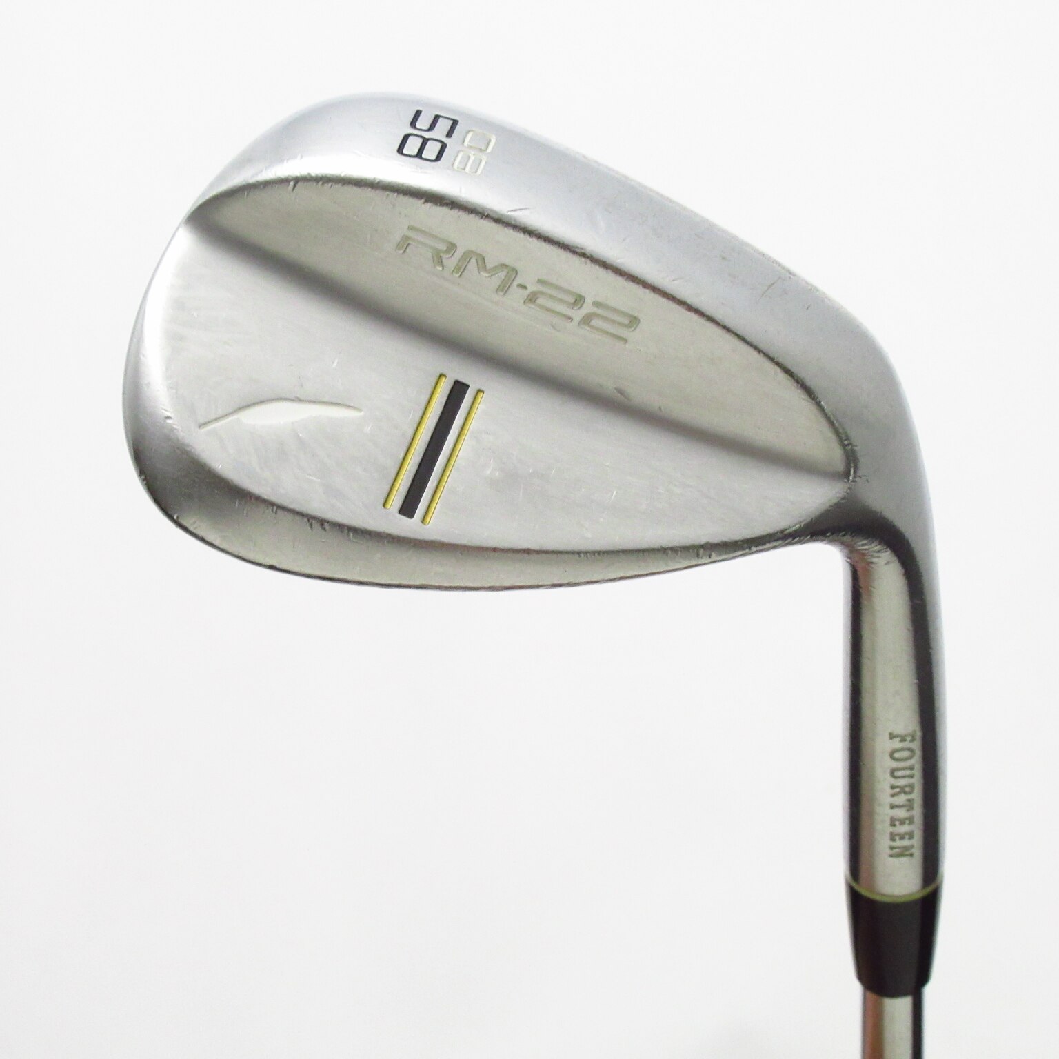 フォーティーンRM-22 58度　美品 中古】RM-22 ウェッジ スチールシャフト 58-08 判別不能 D(ウェッジ
