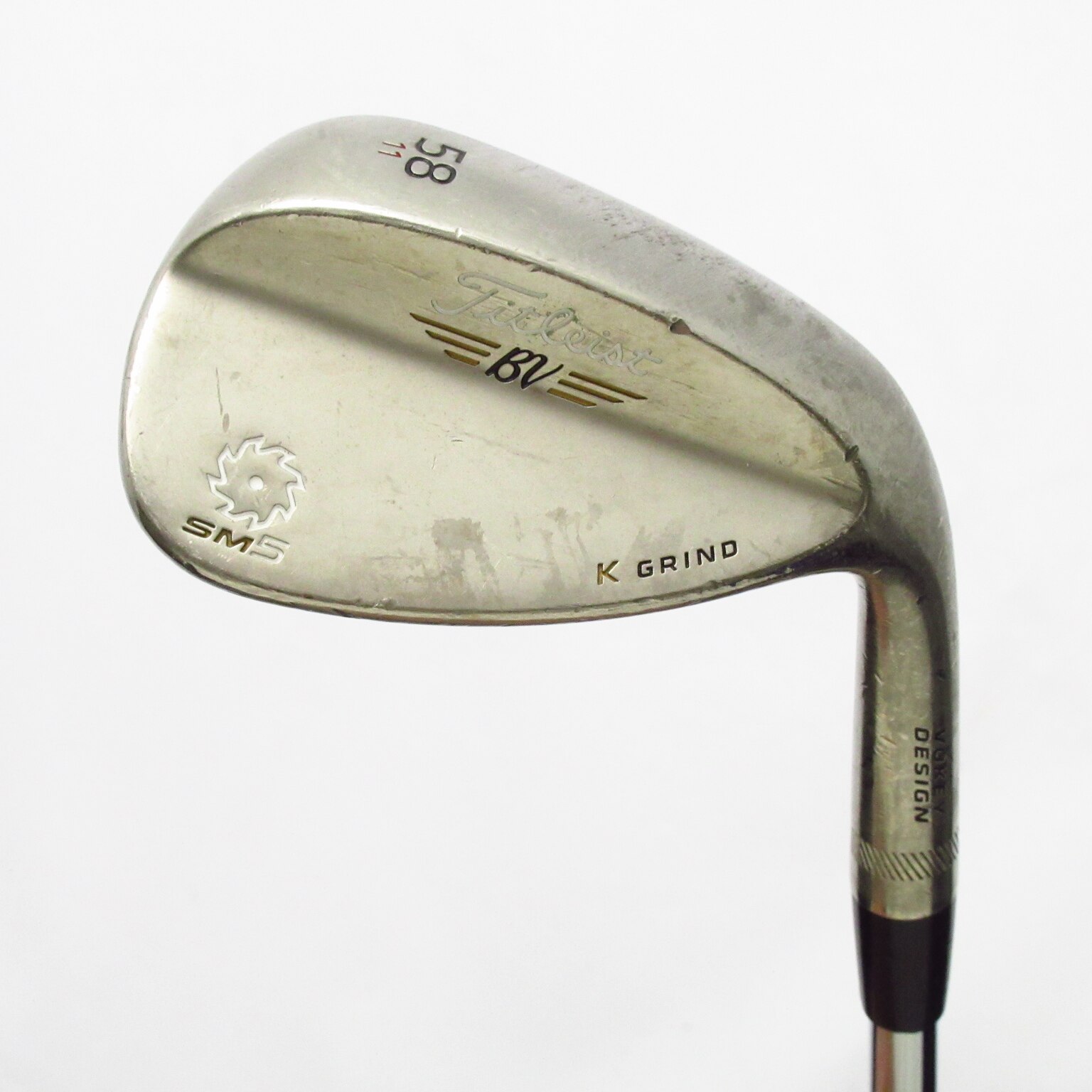 中古】Vokey SM5 ﾂｱｰｸﾛｰﾑ K GRIND ウェッジ (タイトリスト) ボーケイ