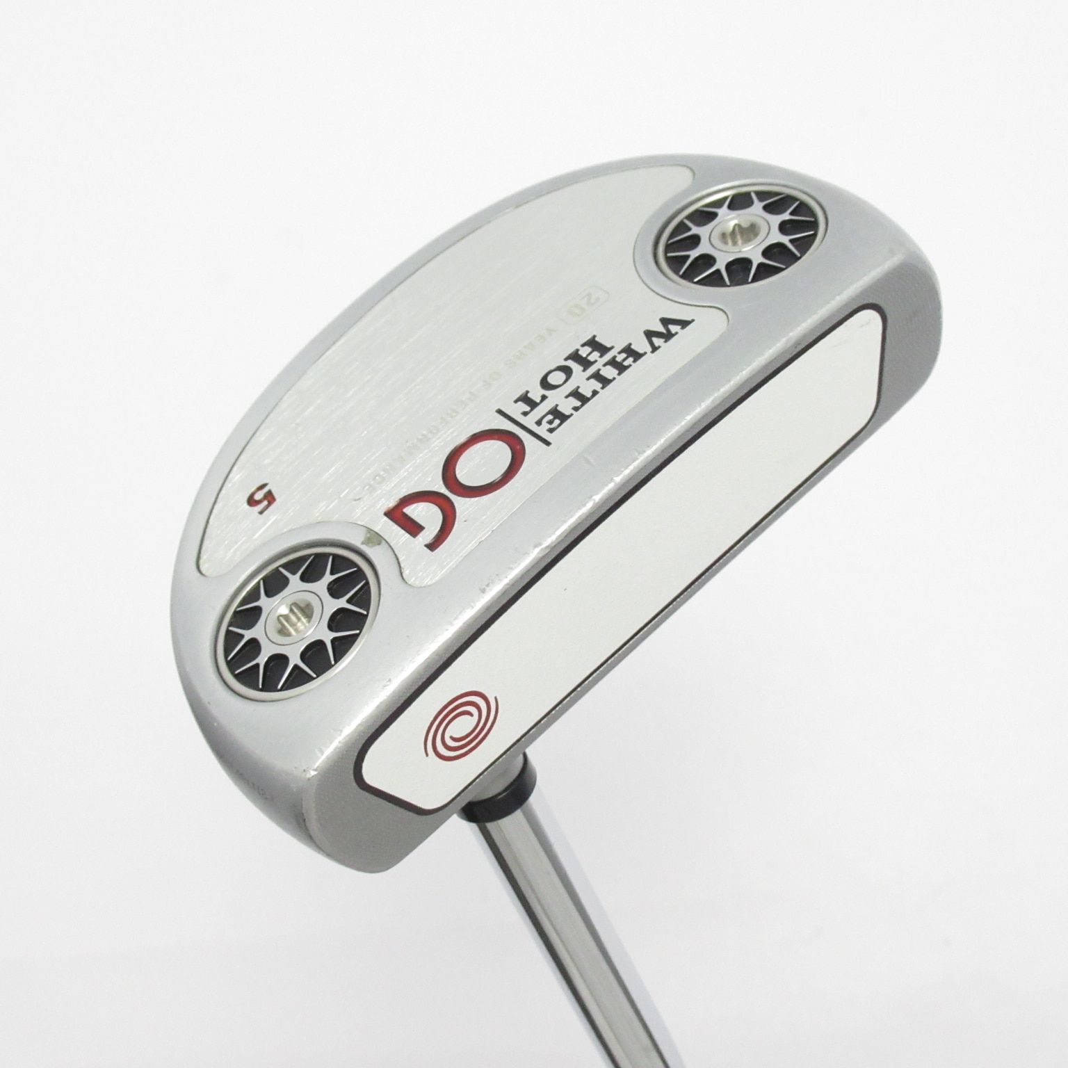 オデッセイ左利き２ボールパターゴルフクラブ初心者中古キャロウェイホワイトブレード オデッセイ左利き2ボールパターゴルフクラブ初心者中古