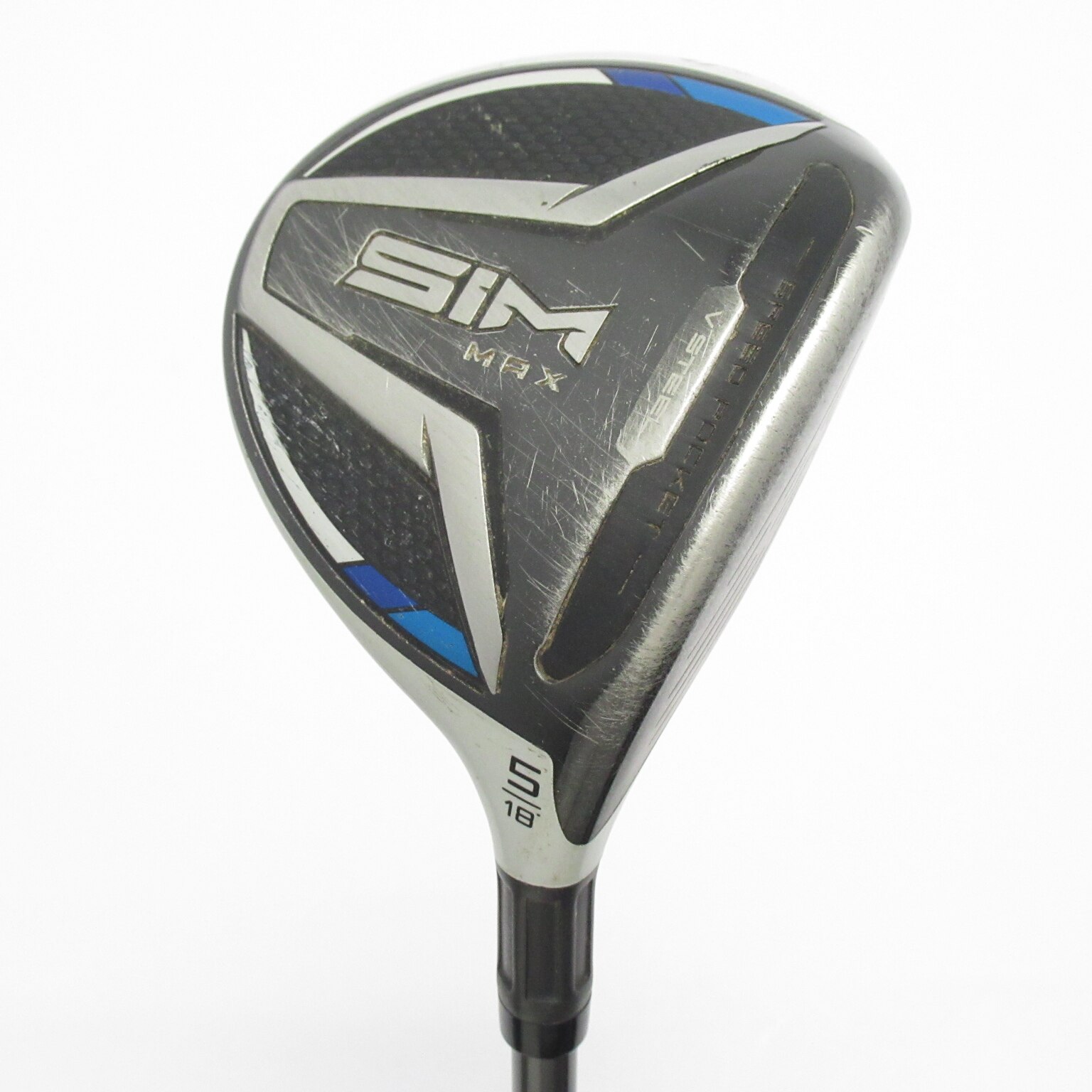 【中古ゴルフクラブ】テーラーメイド　SIM　SIM マックス フェアウェイウッド TENSEI BLUE TM50　シャフト：TENSEI BLUE TM50 中古】SIM マックス フェアウェイウッド TENSEI BLUE TM50 18 S D