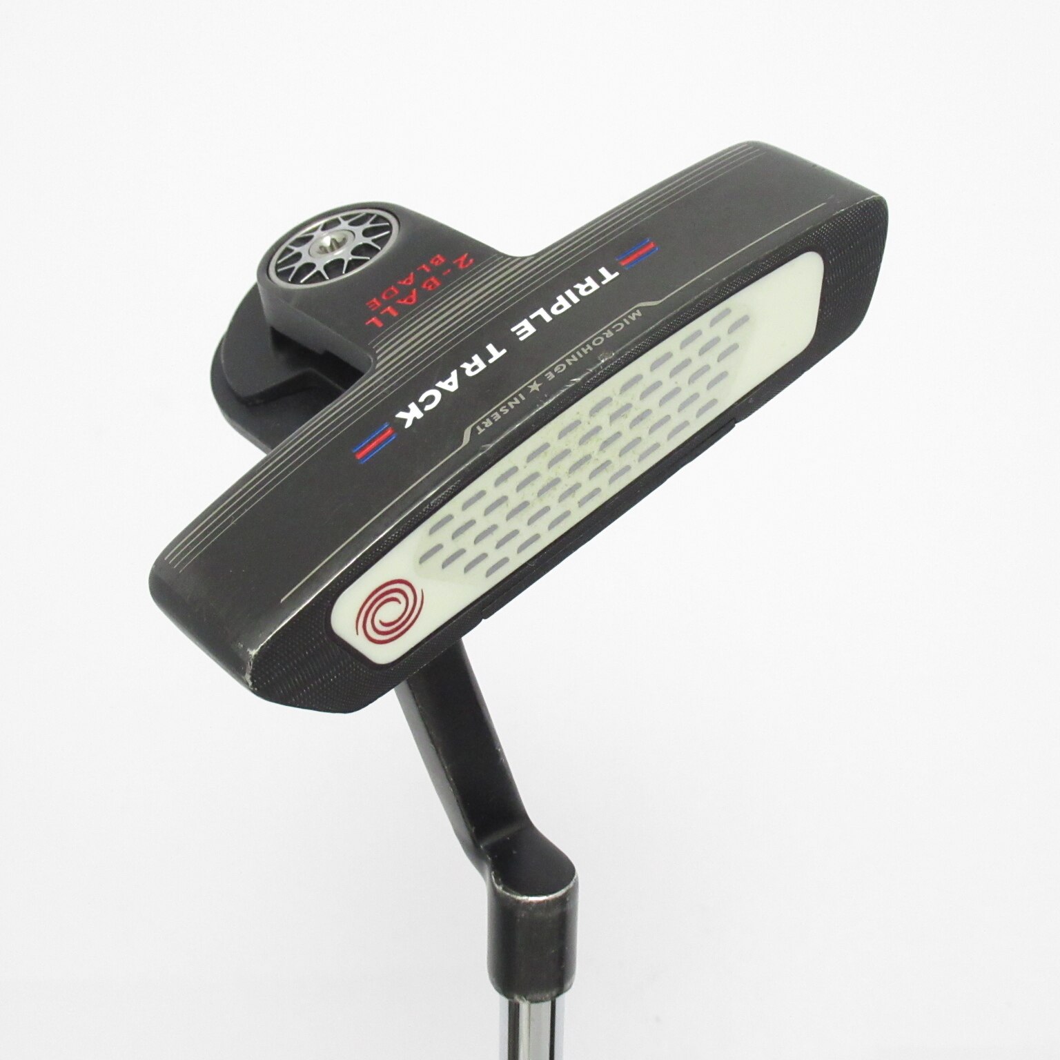 ミ*チ様 2インチロング 788mm カーボンシャフト 12.9 ラジアル ロゴ 中古】トリプル トラック 2-BALL BLADE パター カーボンスチール