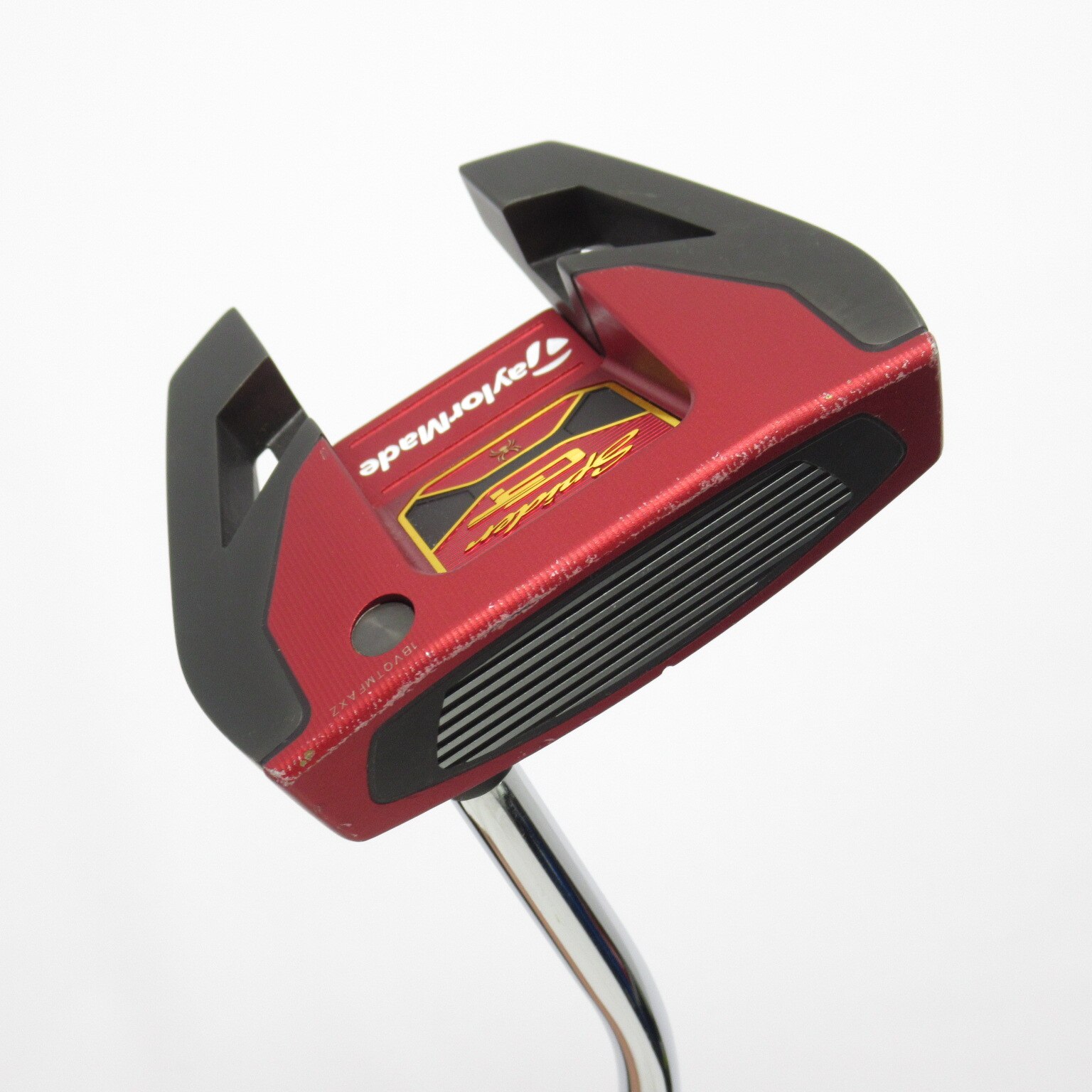 【未使用】テーラーメイド　スパイダー　GT レッド　シングルベンド。 スパイダー GT レッド／Spider GT RED シングルベント パター