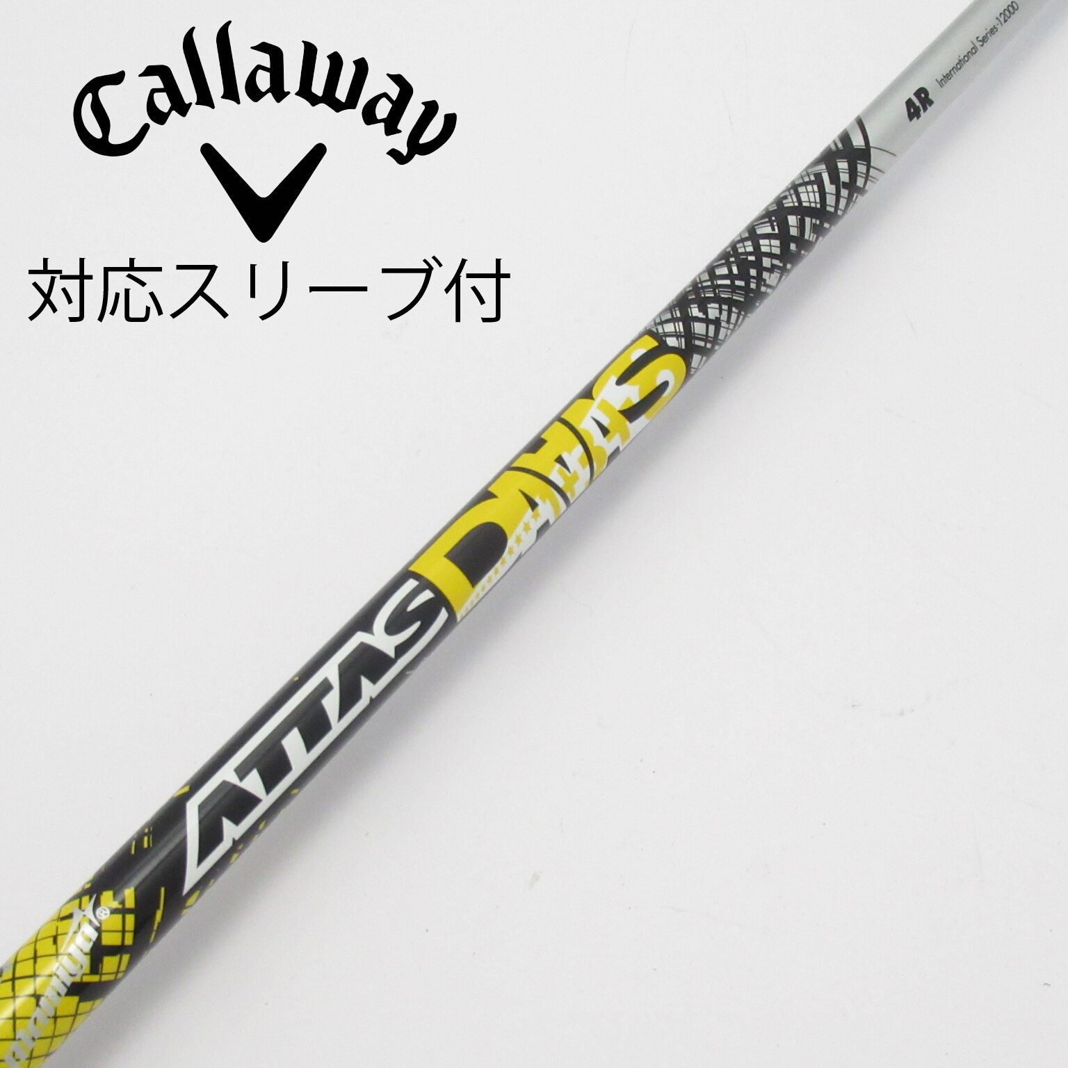 中古】ATTAS DAAAS ドライバー用_スリーブ付 ATTAS DAAAS 4 R CD
