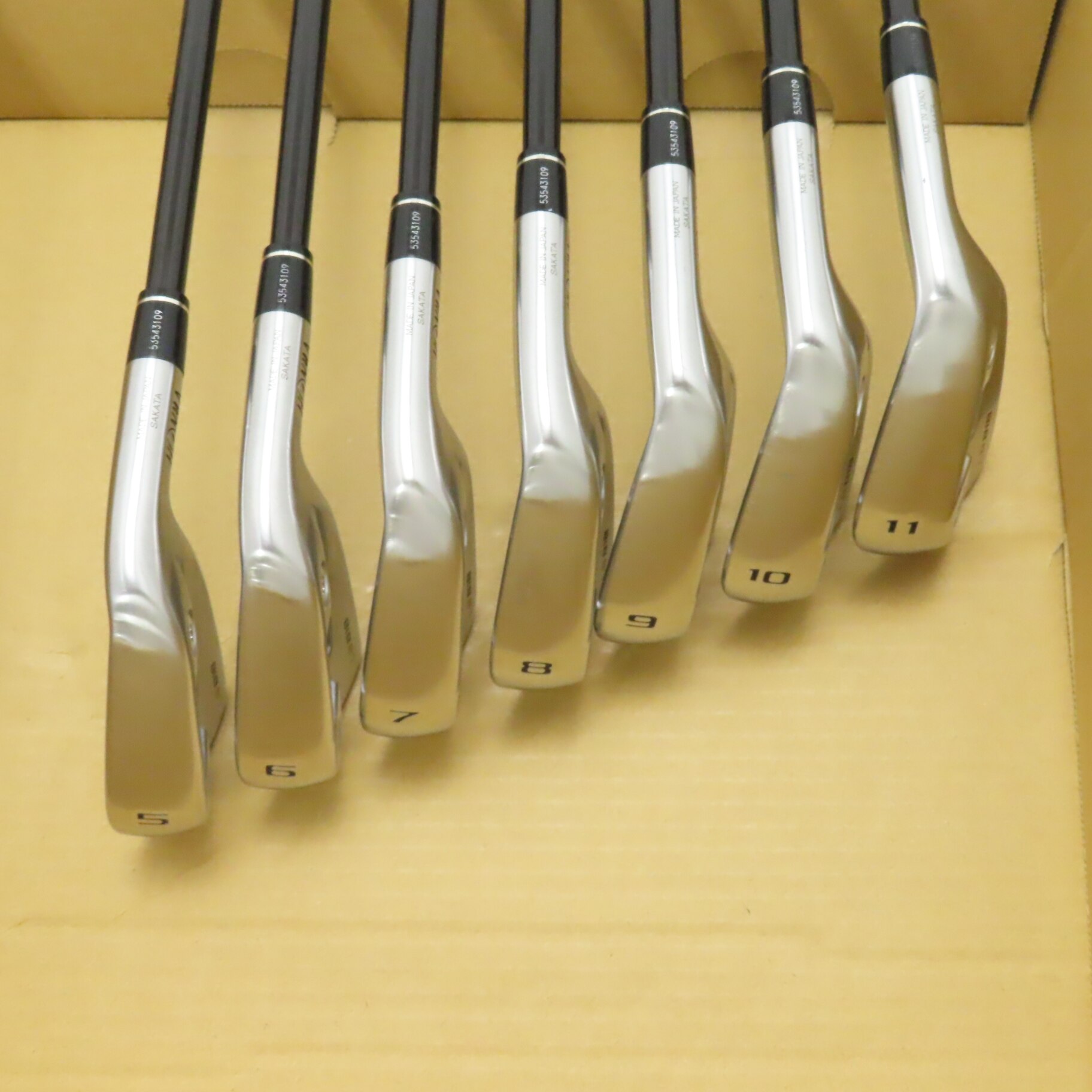 中古】LB-818 中空 アイアン VIZARD 60 21 R C(アイアン（セット