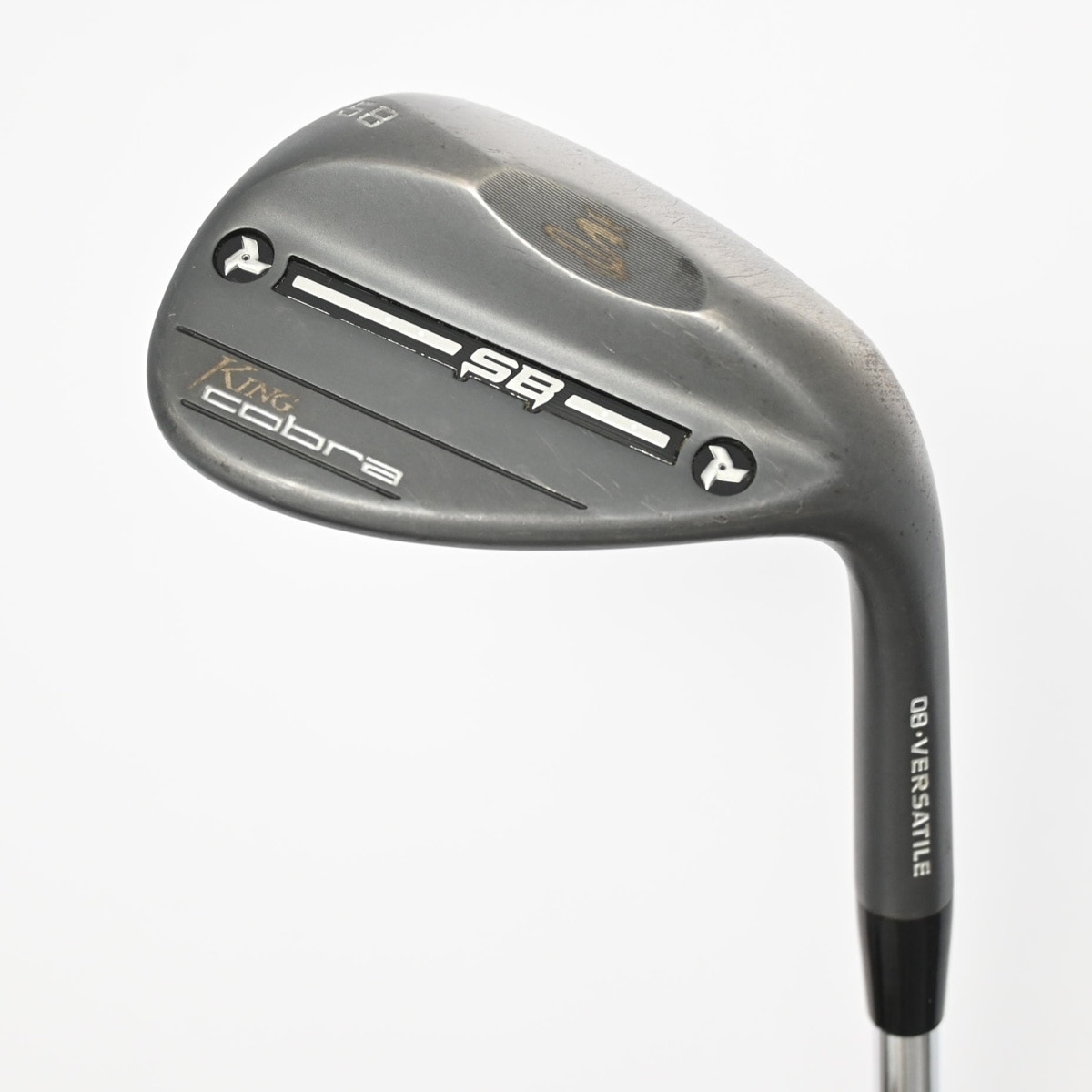 中古】キング SNAKEBITE BLACK ウェッジ スチールシャフト 58-08 判別