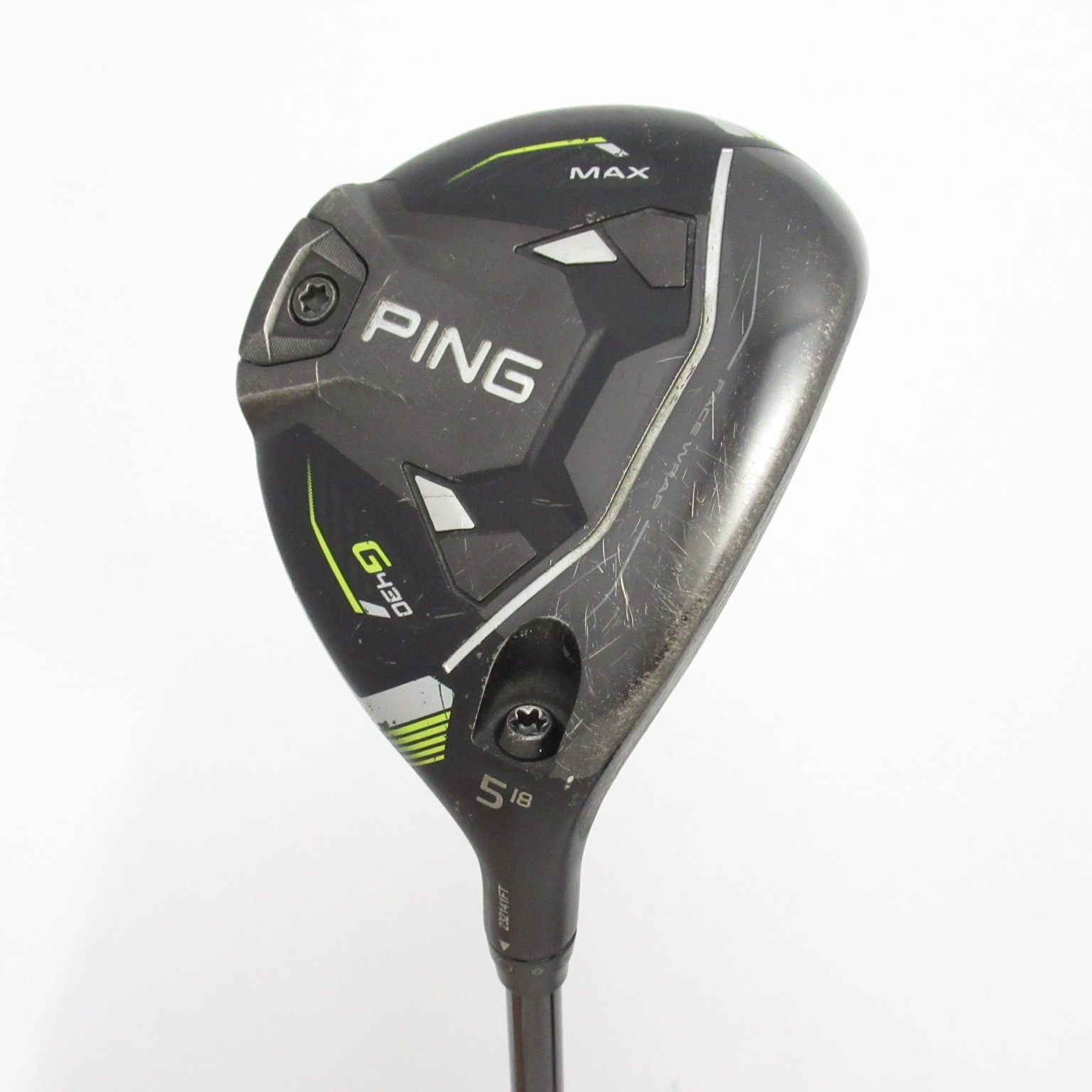 【美品】 PING G430 MAX フェアウェイウッド 5番 18度　SR 中古】G430 MAX フェアウェイウッド Tour AD GP-6 18 SR CD