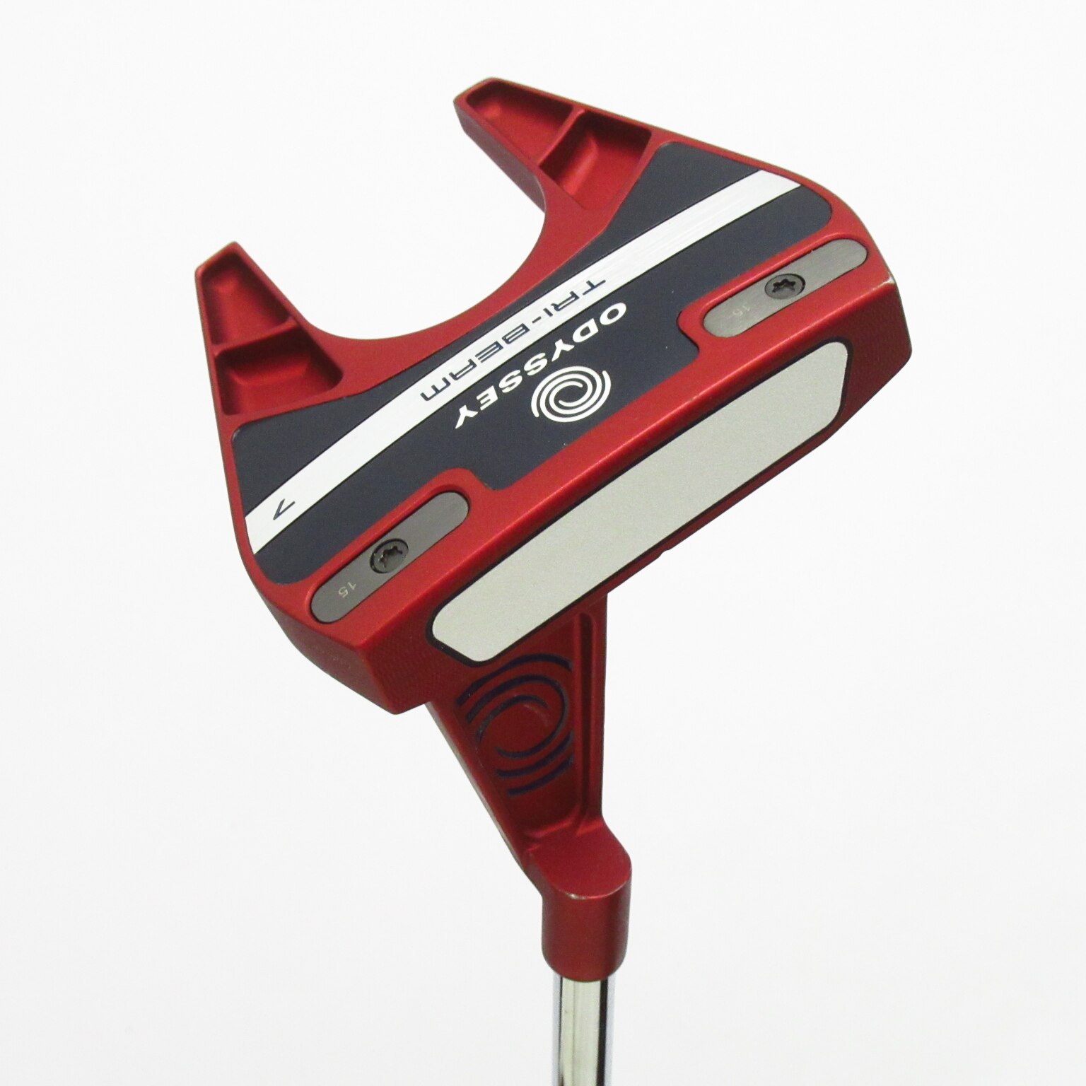 ODYSSEY THREE BEAM パター 黒/赤 Odyssey Tri-Beam Putter