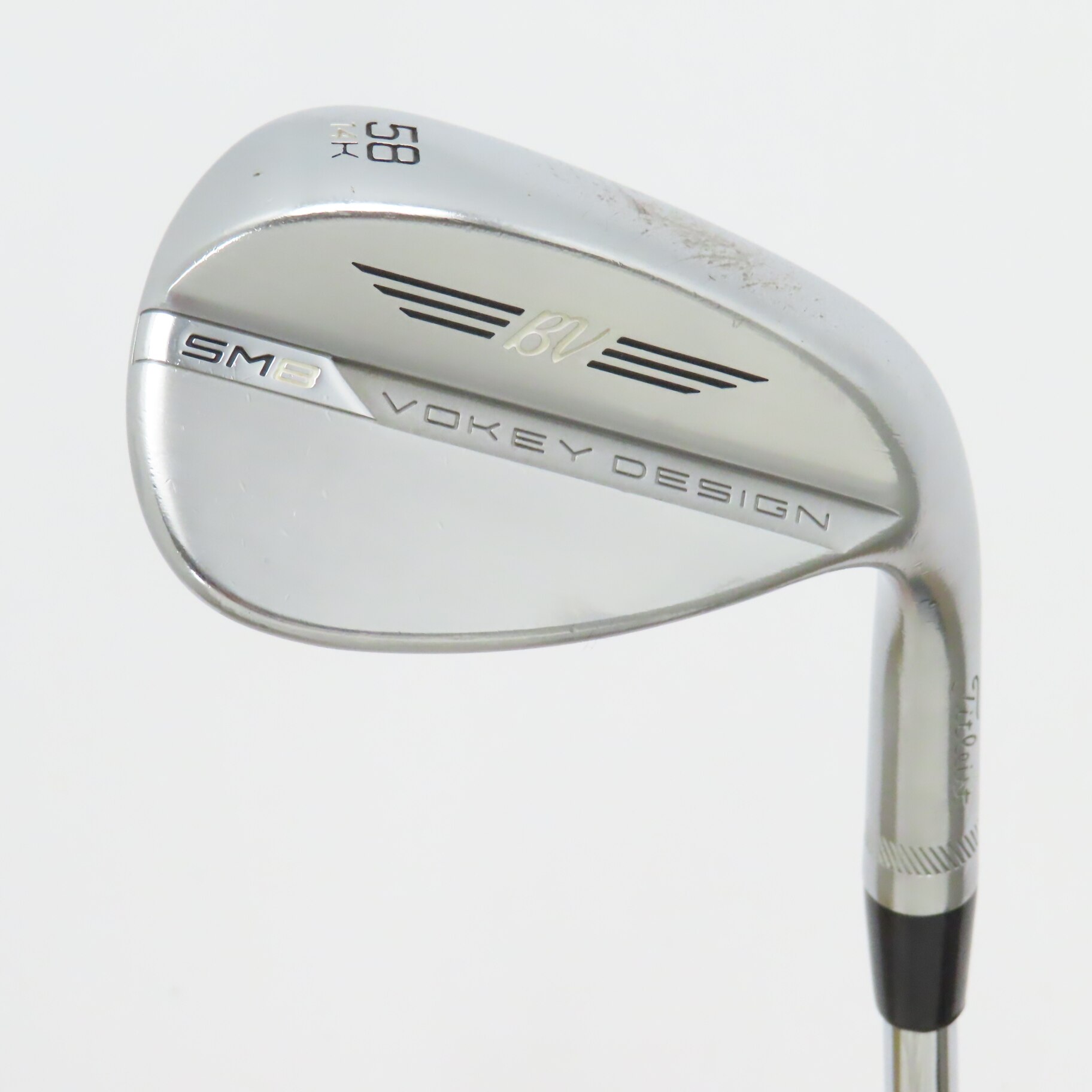 ボーケイSM8 58度 スチールシャフト 中古】ボーケイデザイン SM8 ツアークローム ウェッジ スチール