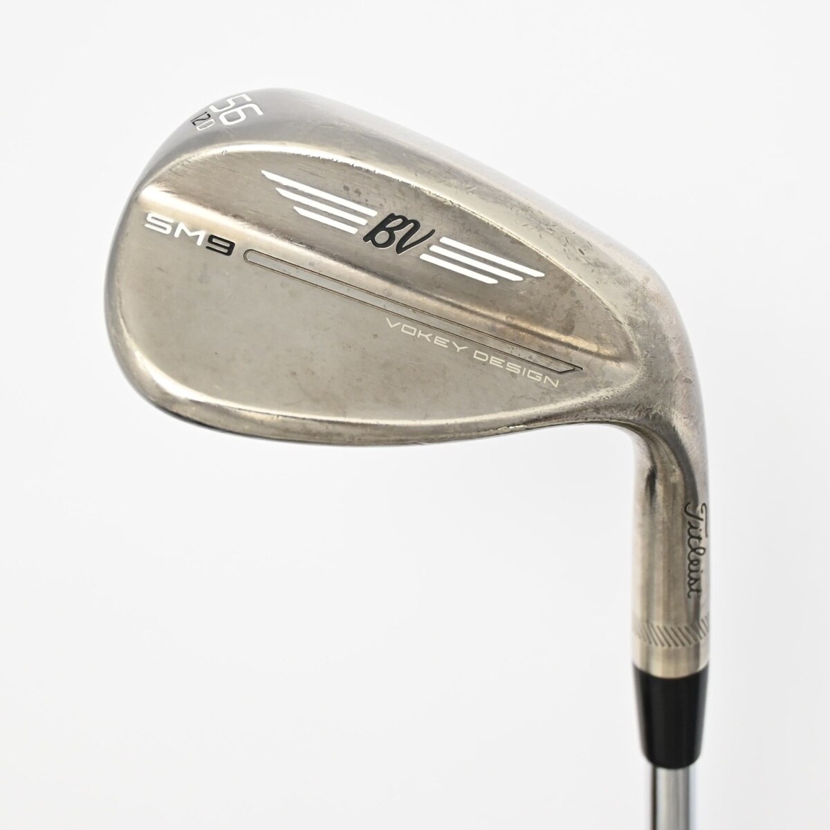 【中古ゴルフクラブ】タイトリスト　Vokey　Vokey SM9 BRASHED STEEL ウェッジ BV105　シャフト：BV105 中古】Vokey SM9 BRASHED STEEL ウェッジ BV105 56-12 設定無 CD