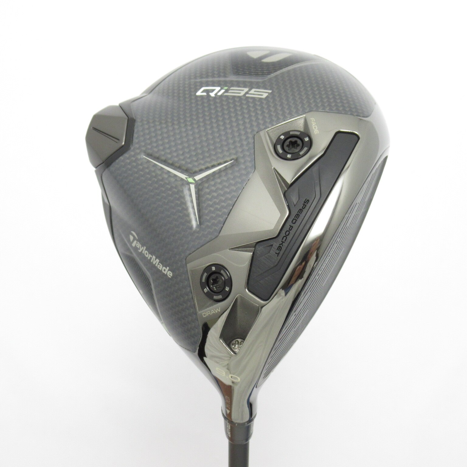 Qi35ドライバー 9.0° DIAMANA TM60S ヘッドカバー付 Qi35 テーラーメイド ドライバー Diamana BLACK TM60／SILVER