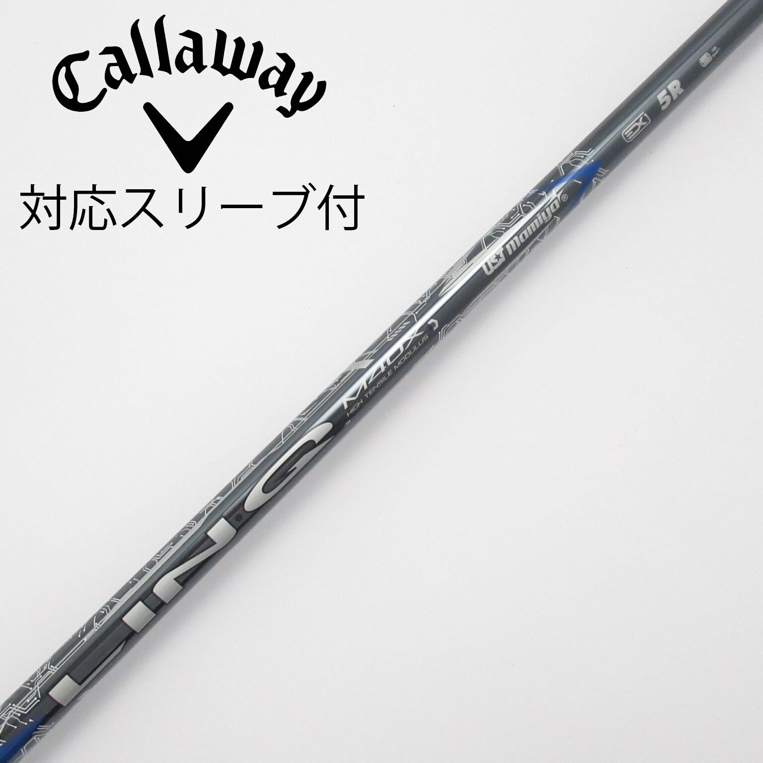 UST マミヤLIN-Q BLUE EX6SXキャロウェイスリーブ　ドライバー用 Callaway カスタム キャロウェイ ドライバー用スリーブ付き