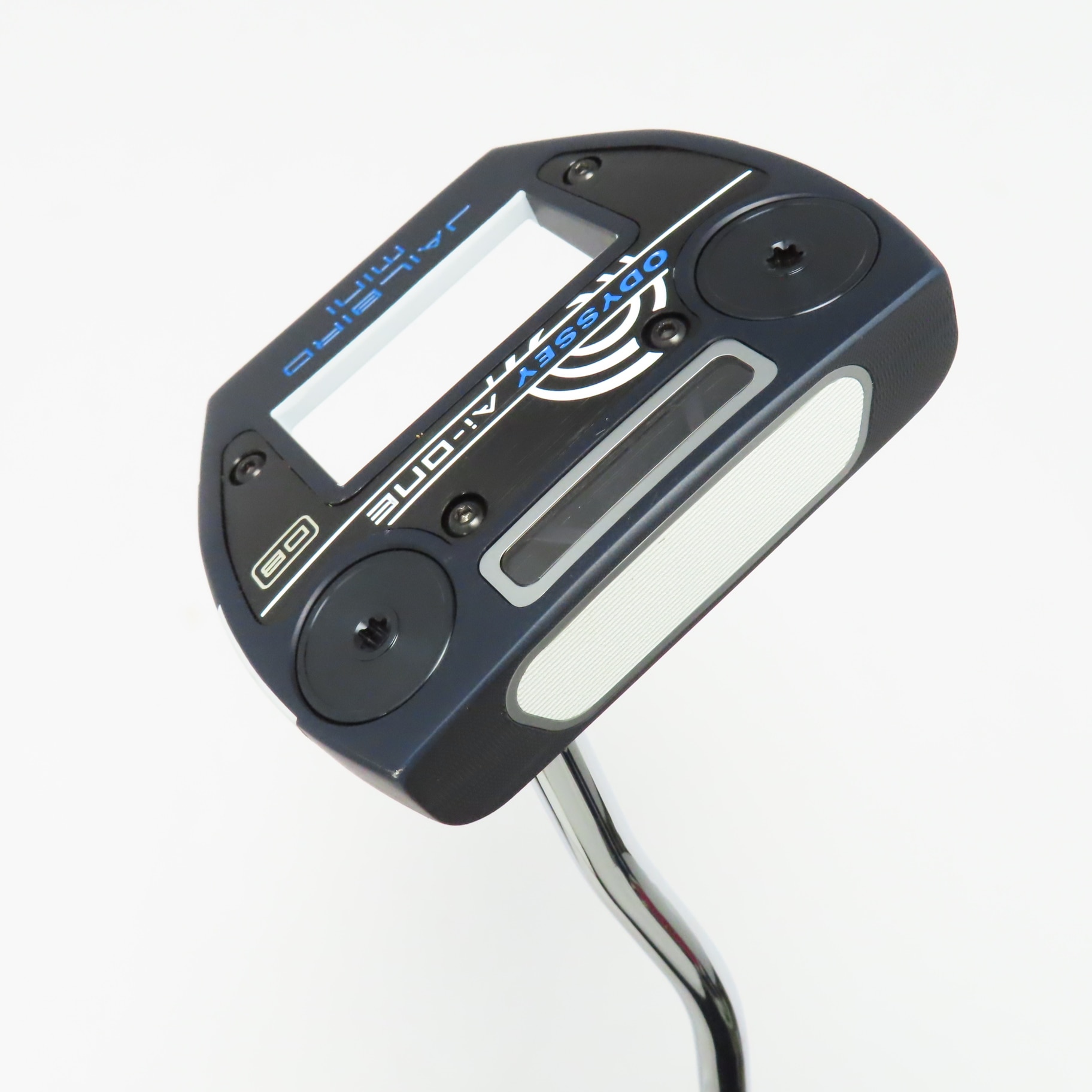 オデッセイ Ai-ONE JAILBIRD MINI DB 34インチ☆中古美品 中古】AI-ONE JAILBIRD MINI DB パター スチールシャフト 計測