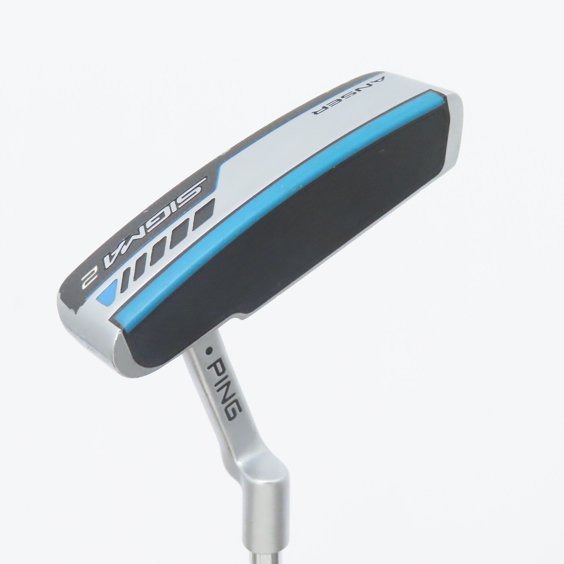 中古】SIGMA2 ANSER プラチナム仕上げ パター スチールシャフト 計測