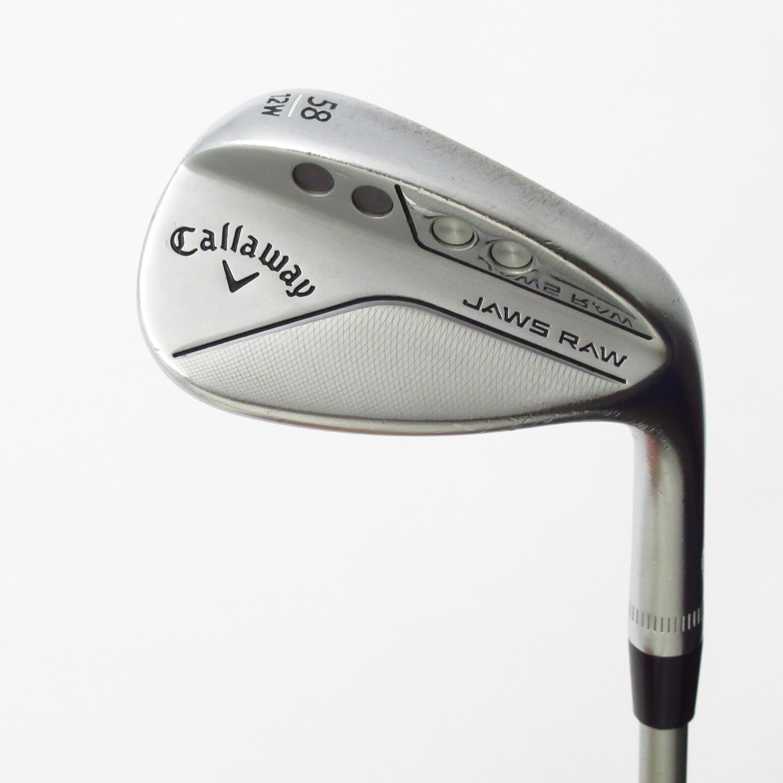 中古】JAWS RAW ワイドグラインド クロムメッキ仕上げ ウェッジ MCI