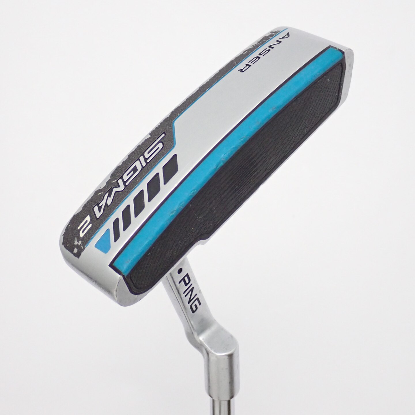 中古】SIGMA2 ANSER プラチナム仕上げ パター スチールシャフト 計測