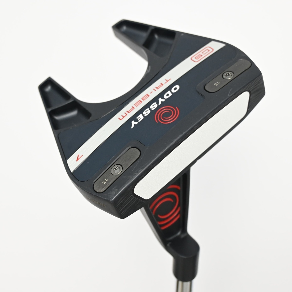 【中古ゴルフクラブ】オデッセイ　ODYSSEY　TRI-BEAM #7 パター カーボンスチール複合シャフト　シャフト：カーボンスチール複合シャフト 中古】TRI-BEAM #7 CS パター カーボンスチール複合シャフト 計測項目
