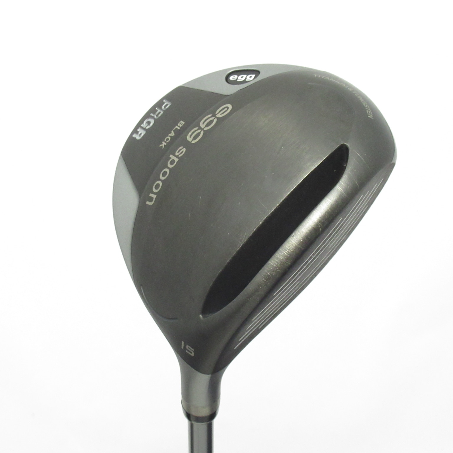 プロギア　PRGR egg spoon BLACK フェアウェイウッド　15° egg プロギア PRGR エッグ フェアウェイウッド spoon BLACK 15
