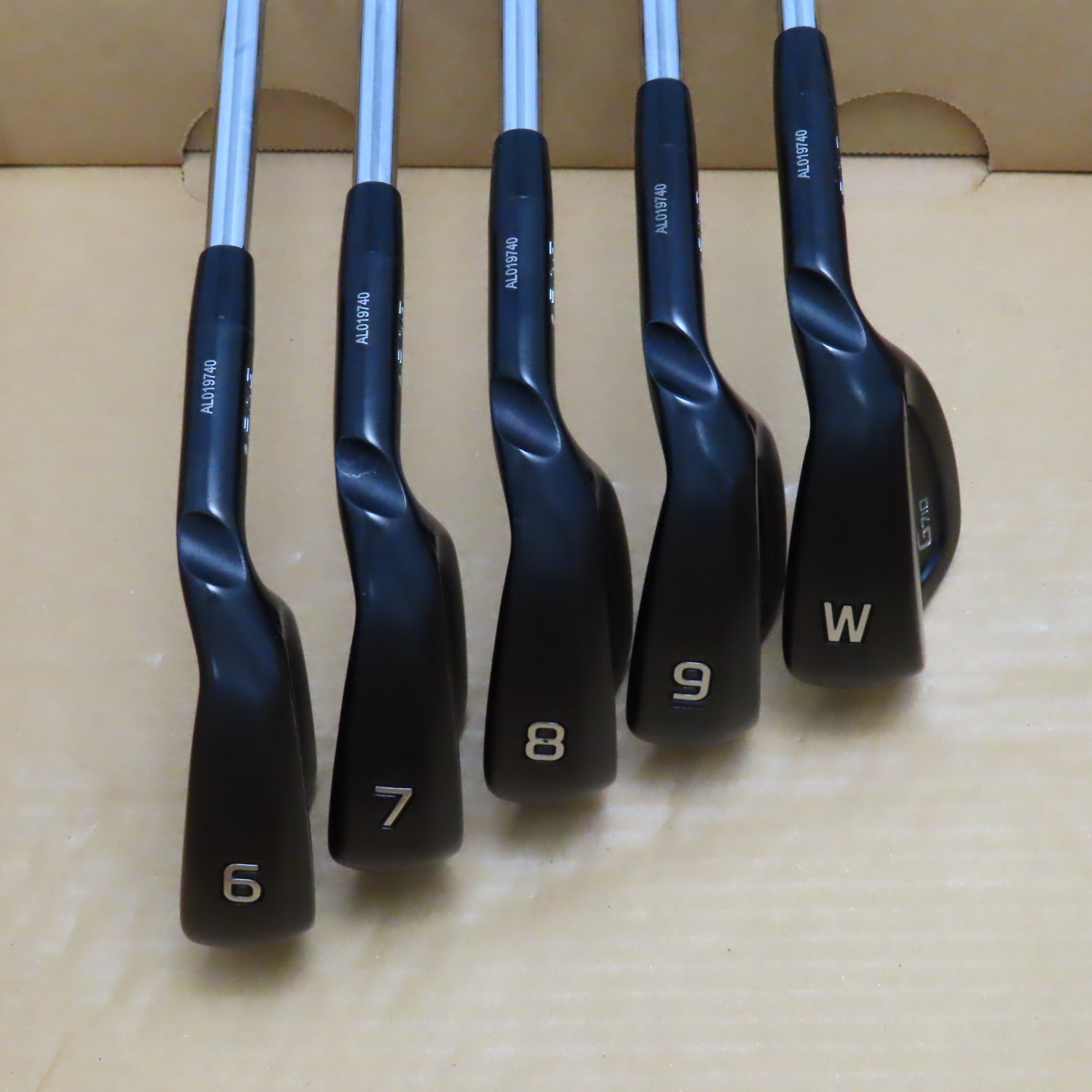 ピンG710 MCI80S ピンG710 アイアンセット 6, 7, 8, 9, W スチール製