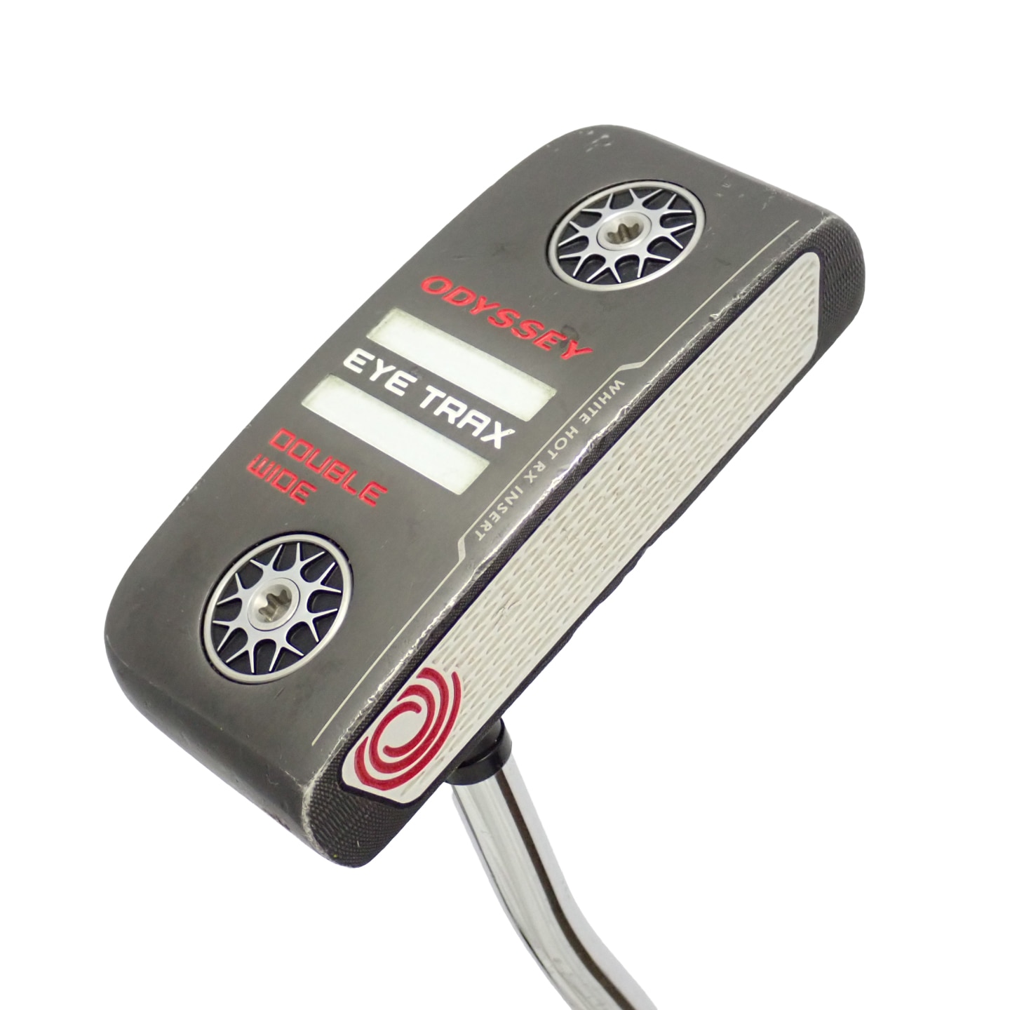 ODYSSEY EYE TRAX ダブルワイドパター 中古】アイトラックス DOUBLEWIDE パター スチールシャフト 計測