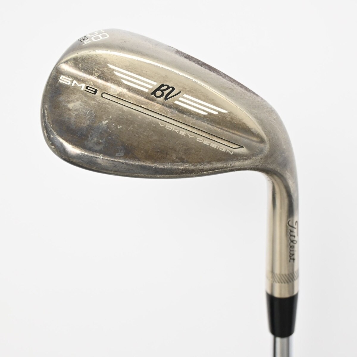 【中古ゴルフクラブ】タイトリスト　Vokey　Vokey SM9 BRASHED STEEL ウェッジ 3D055　シャフト：3D055 中古】ボーケイ SM9 ブラッシュドスチール ウェッジ (タイトリスト
