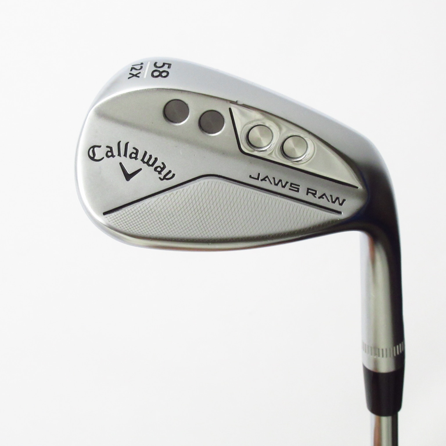 キャロウェイ JAWS RAW クロムメッキ 60°/12°Wウェッジ WG JAWS RAW ウェッジ ワイドグラインド クロムメッキ仕上げ N.S.