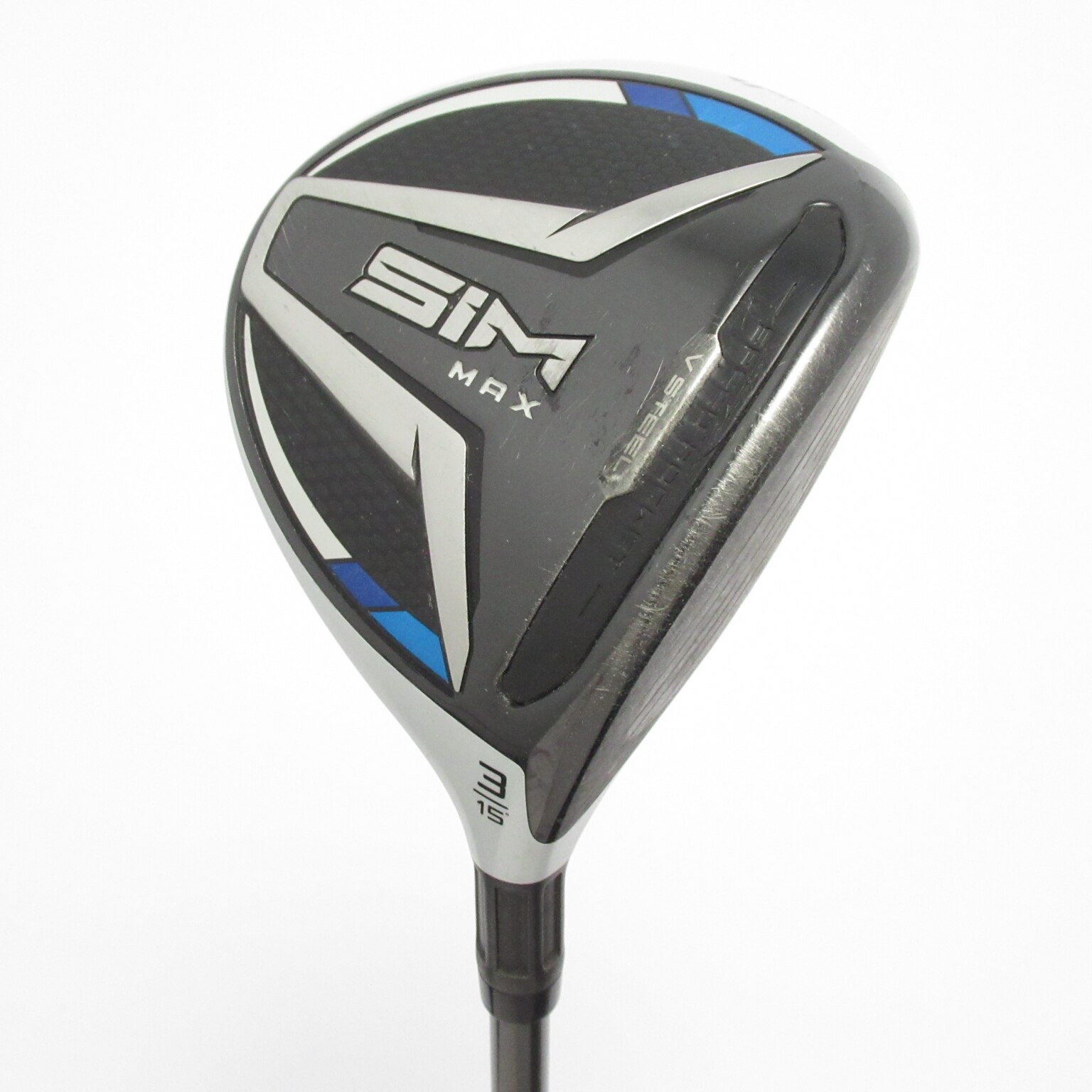 SIM MAX 3番フェアウェイウッド 15度 ベンタスブルー6S 大きめヘッドで