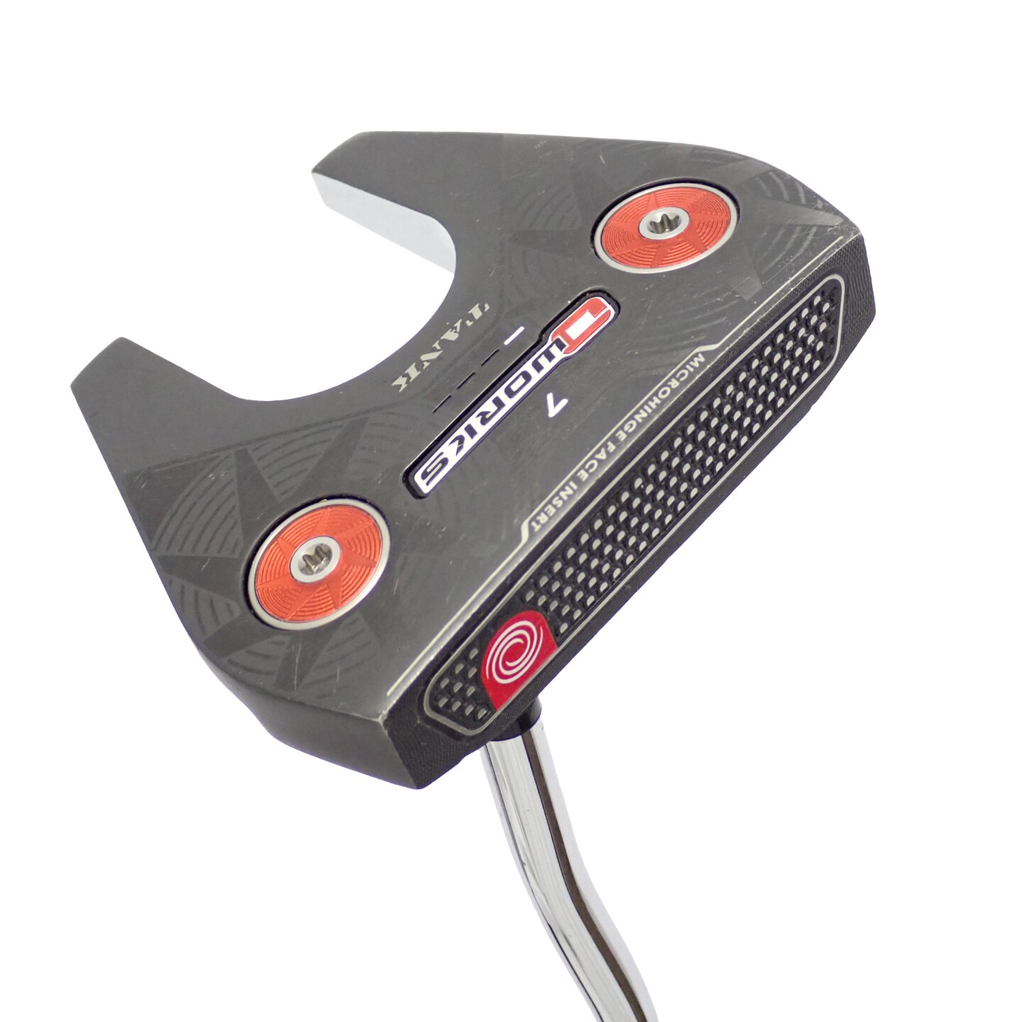 即決 中古オデッセイ WORKS CRUISER(ワークス クルーザー) #7 パター パター オリジナルスチール[5139 中古オデッセイ WORKS VERSA MARXMAN FANG パター 35.0インチ