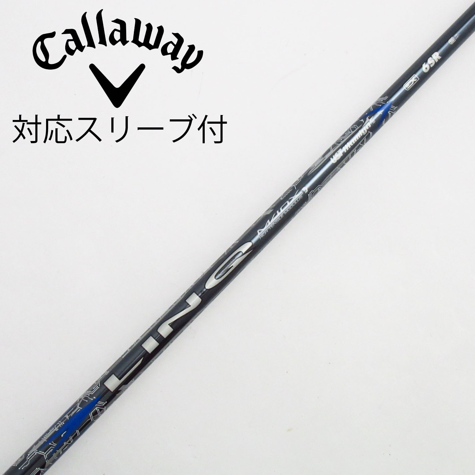 中古】LIN-Q BLUE EX ドライバー用_スリーブ付 LIN-Q BLUE EX 6 SR B