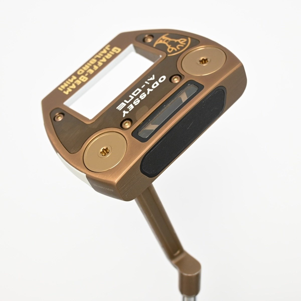 小物 pargolf 中古】Ai-ONE GIRAFFE-BEAM JAILBIRD MINI パター スチールシャフト