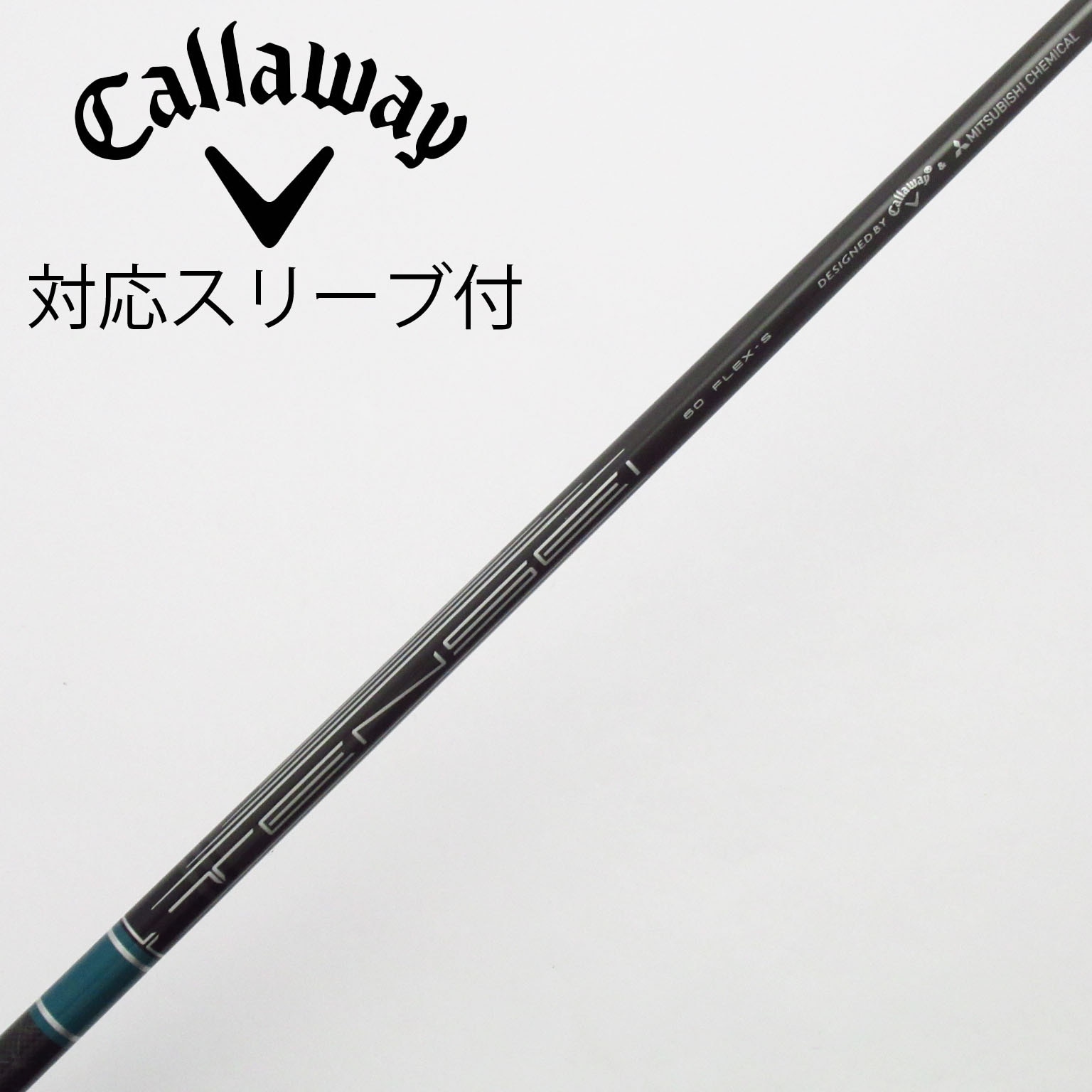 中古】純正シャフト ドライバー用_スリーブ付 TENSEI GREEN 60 for