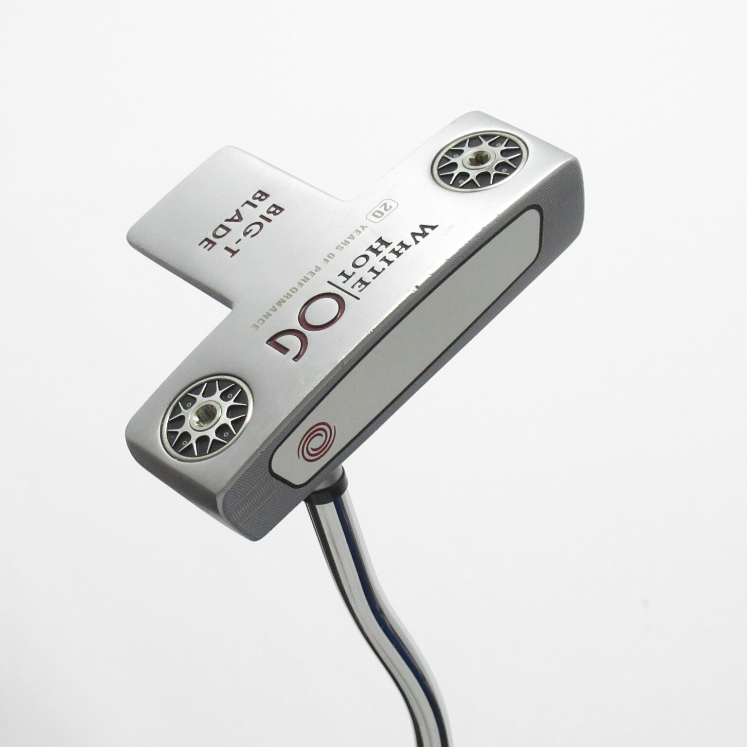 中古】WHITE HOT OG BIG T SLｼｬﾌﾄ装着 パター (オデッセイ) ホワイト