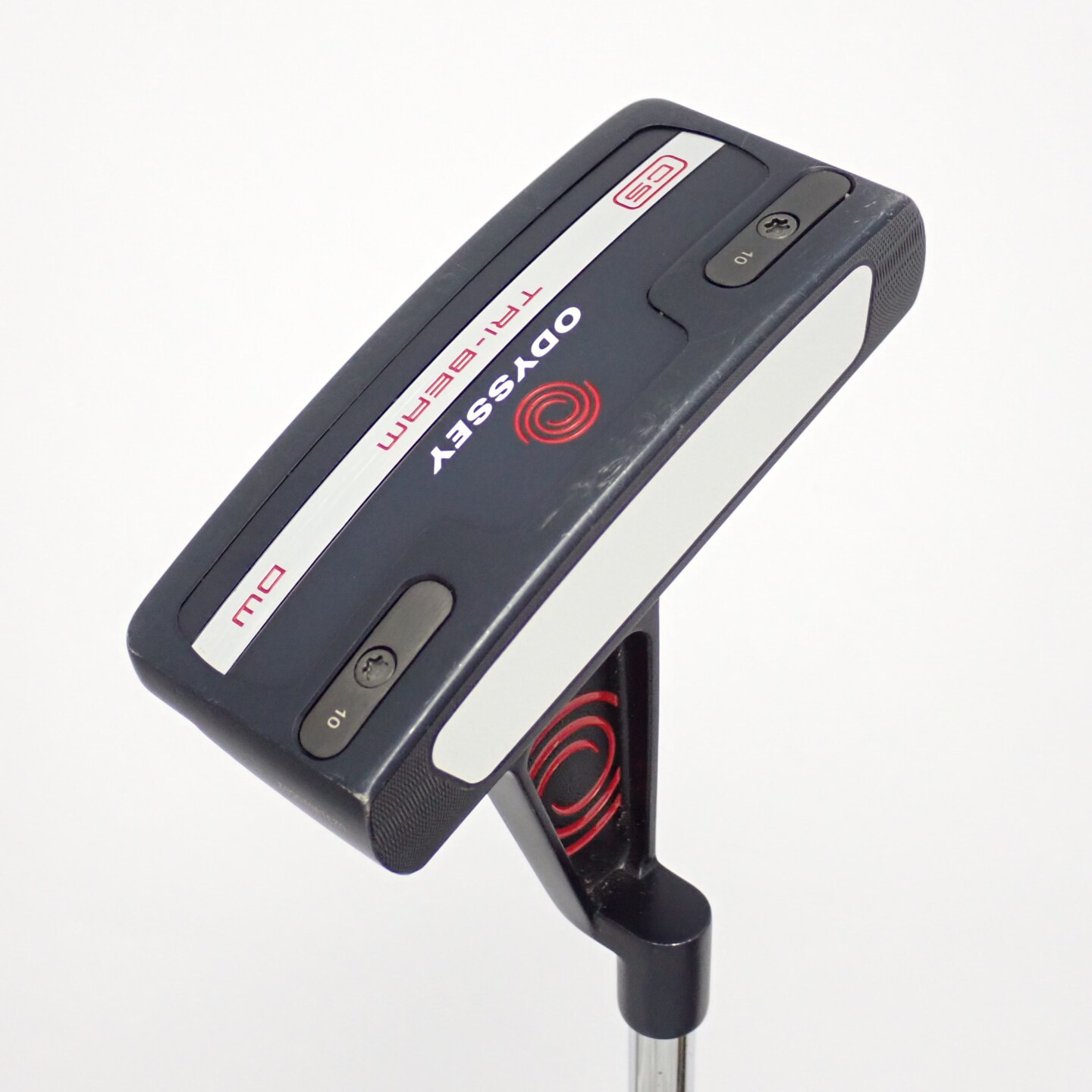 【中古ゴルフクラブ】オデッセイ　ODYSSEY　TRI-BEAM DOUBLE WIDE CS パター カーボンスチール複合シャフト　シャフト：カーボンスチー… 中古】トライビーム DOUBLE WIDE CS パター (オデッセイ) オデッセイ