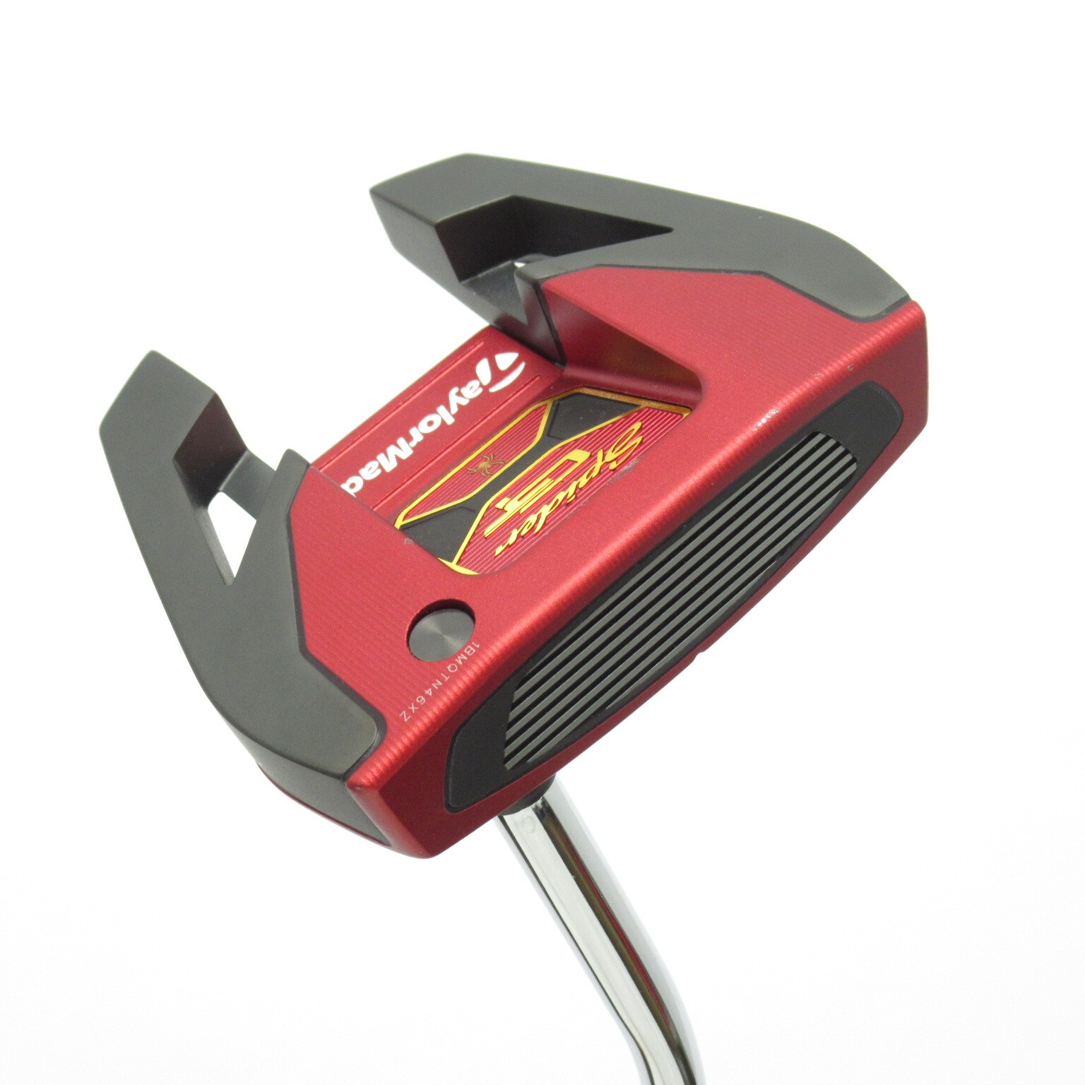 中古】SPIDER GT レッド シングルベント パター スチールシャフト 計測