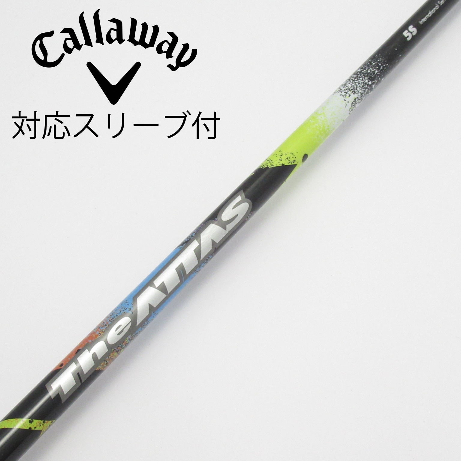 中古】THE ATTAS ドライバー用_スリーブ付 THE ATTAS 5 S C(シャフト