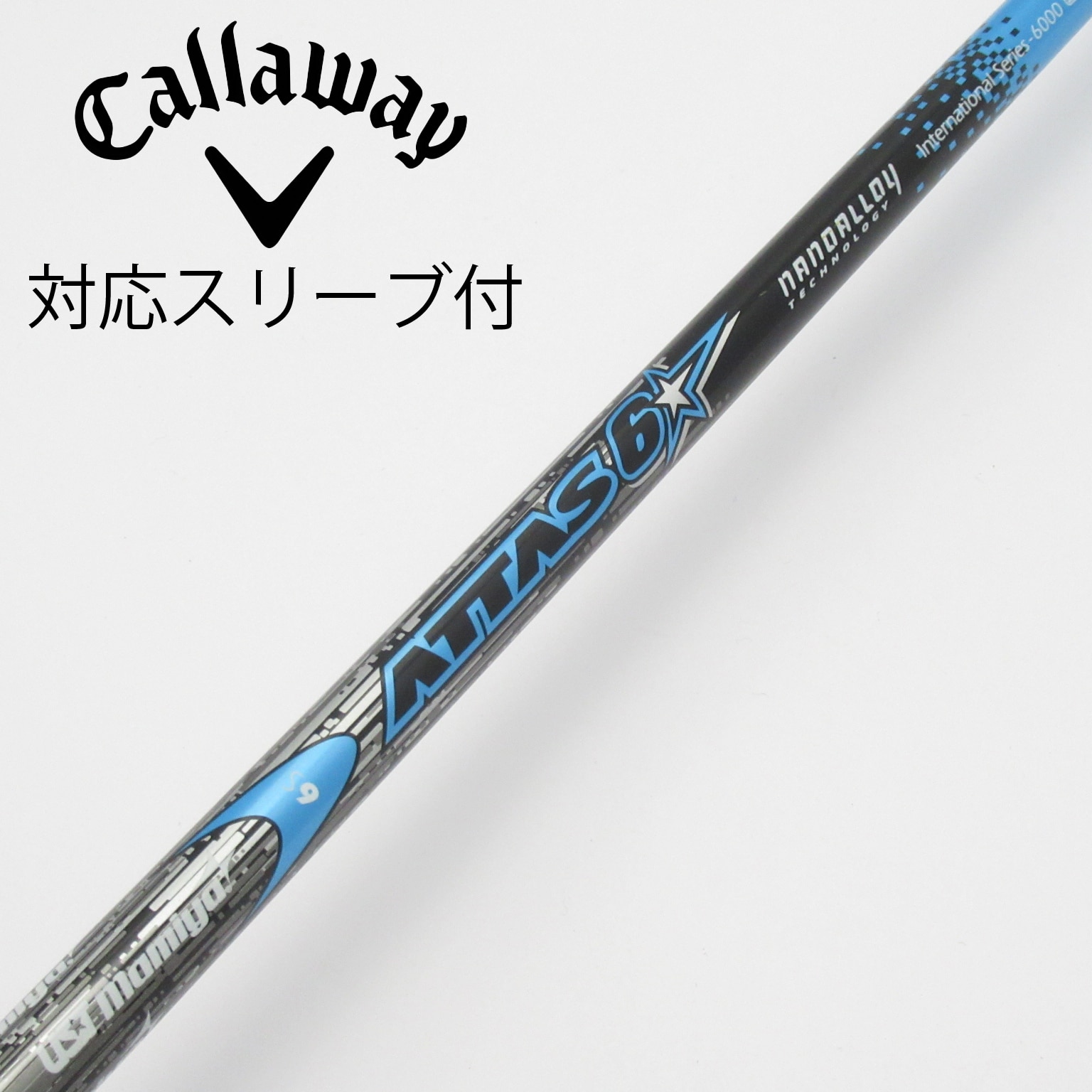 中古】ATTAS 6☆ フェアウェイウッド用_スリーブ付 ATTAS 6☆ 6 S C