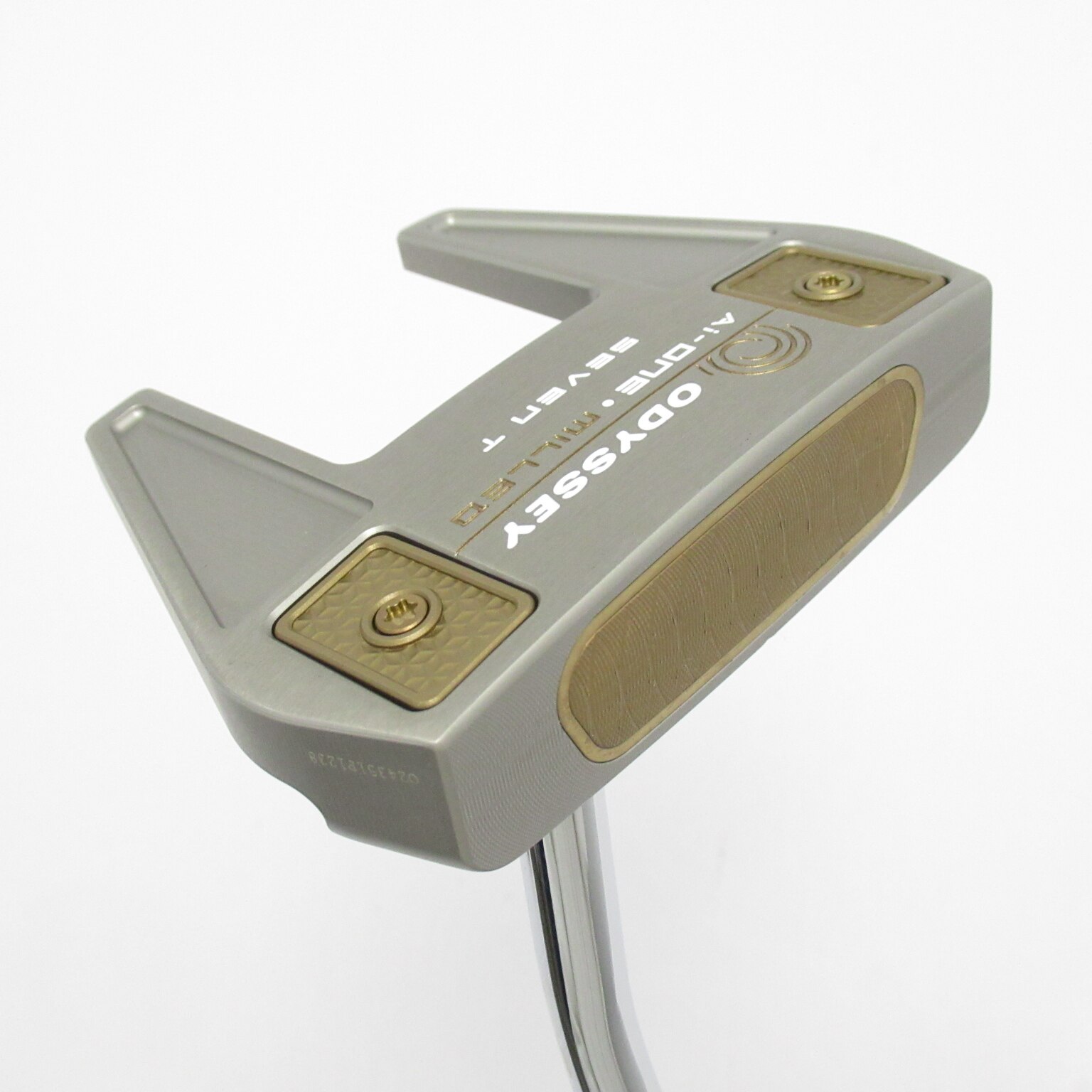 中古】Ai-ONE MILLED SILVER SEVEN T DB パター スチールシャフト 計測