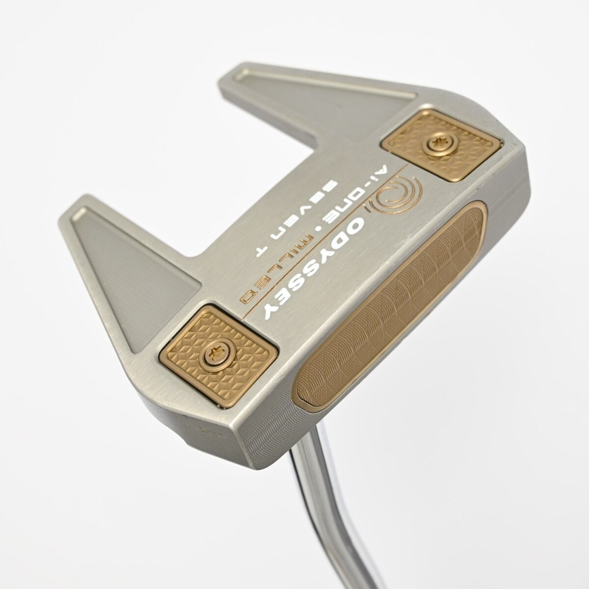 中古】Ai-ONE MILLED SILVER SEVEN T DB パター スチールシャフト 計測