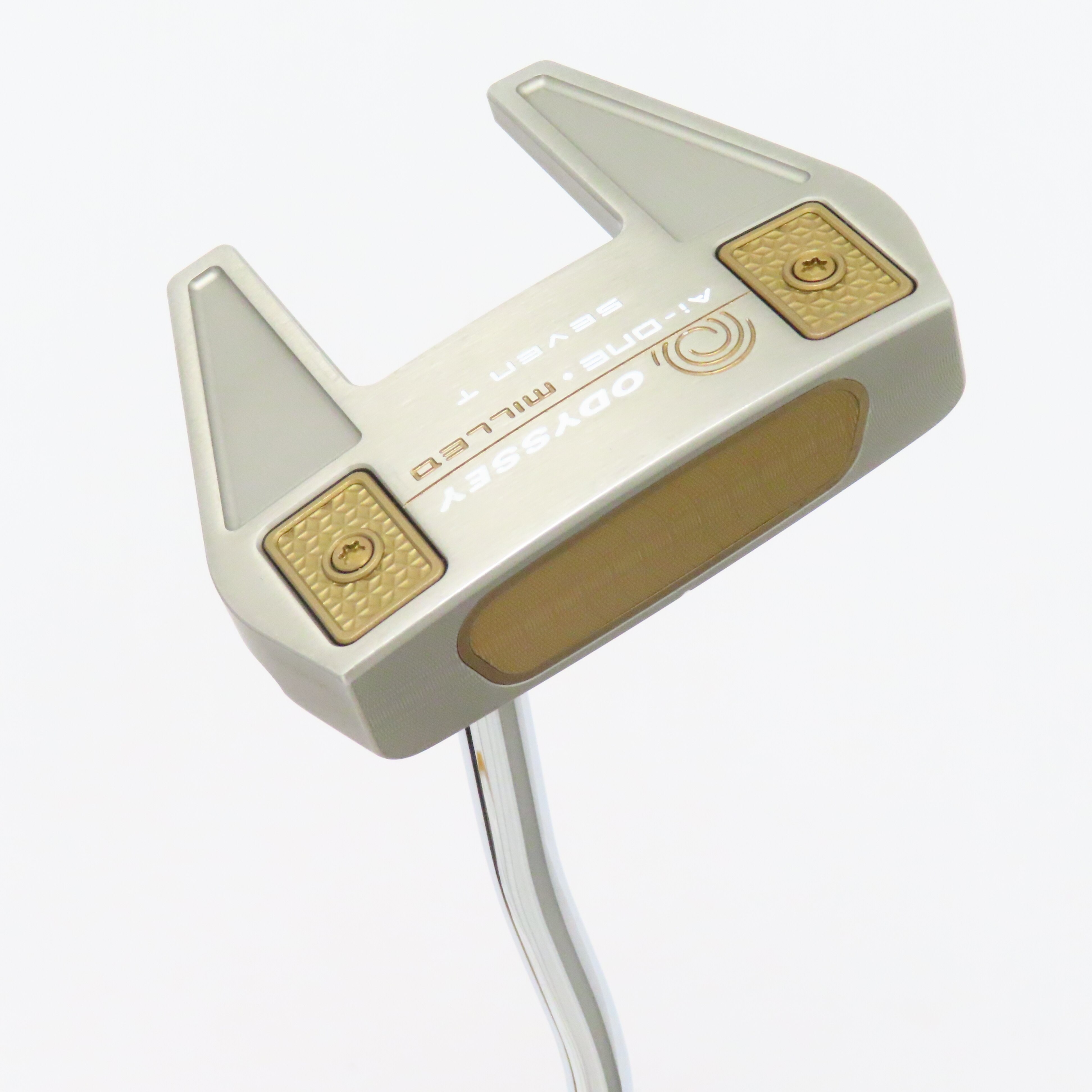 中古】Ai-ONE MILLED SILVER SEVEN T DB パター スチールシャフト 計測