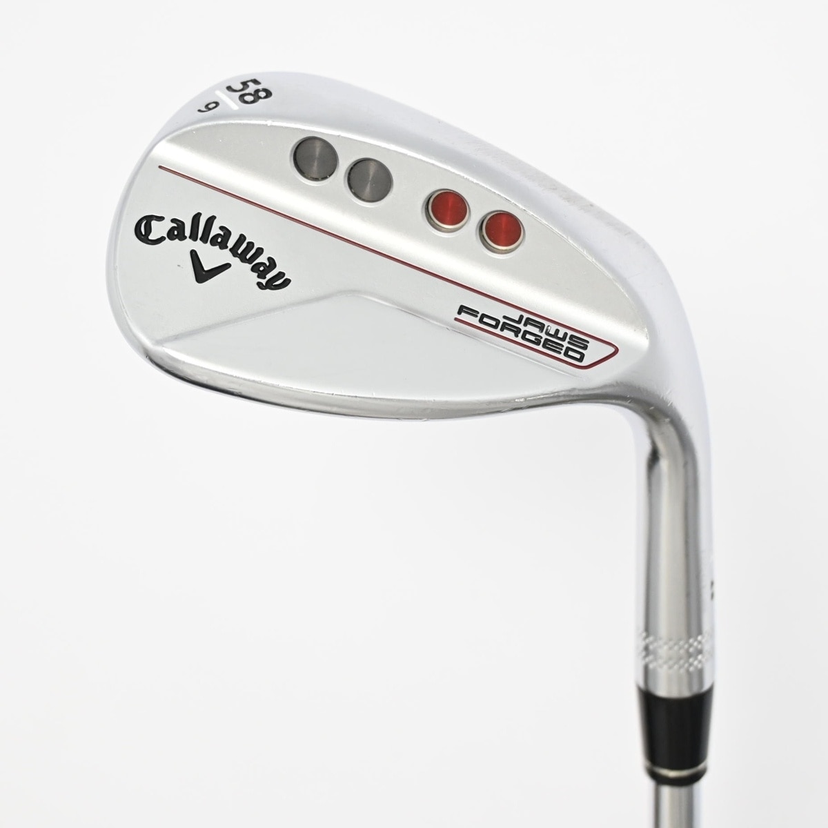 中古】JAWS FORGED クロムメッキ仕上げ ウェッジ N.S.PRO MODUS3 TOUR