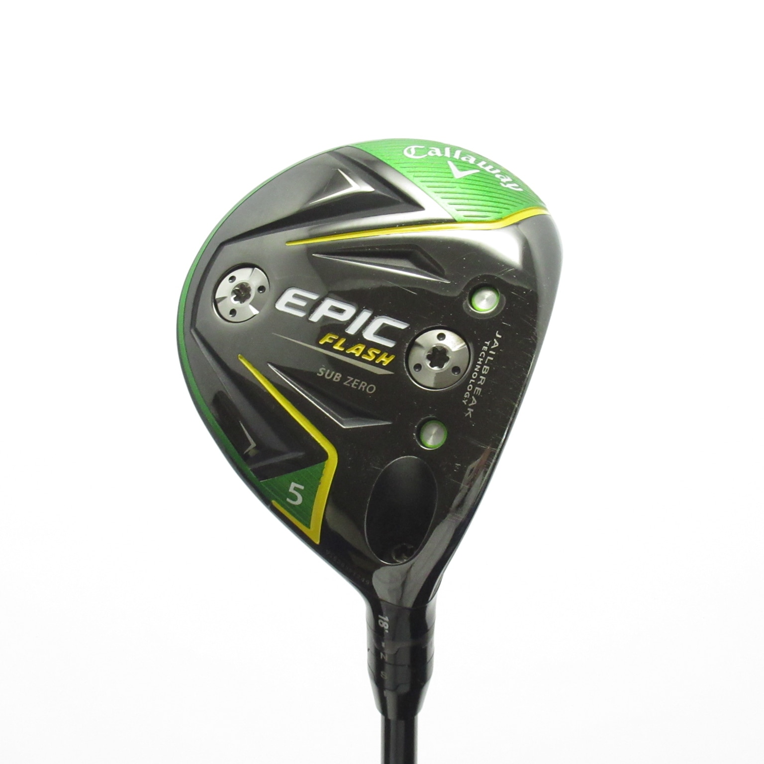 【希少】EPIC FLASH Callaway S 5W フェアウェイウッド 中古】エピック フラッシュ サブゼロ フェアウェイウッド CRAZY BLACK