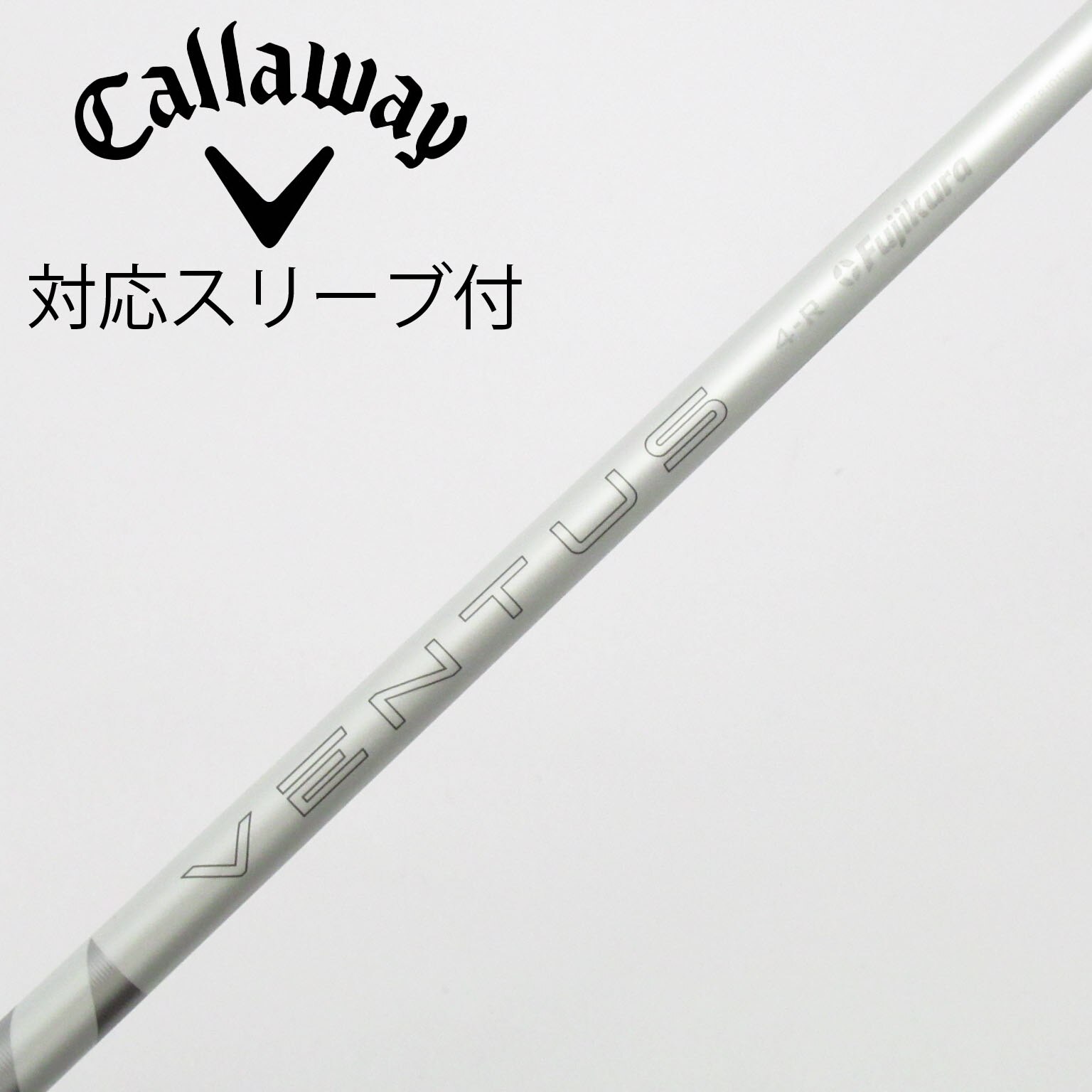 中古】VENTUS WHITE ドライバー用_スリーブ付 VENTUS WHITE 4 R C