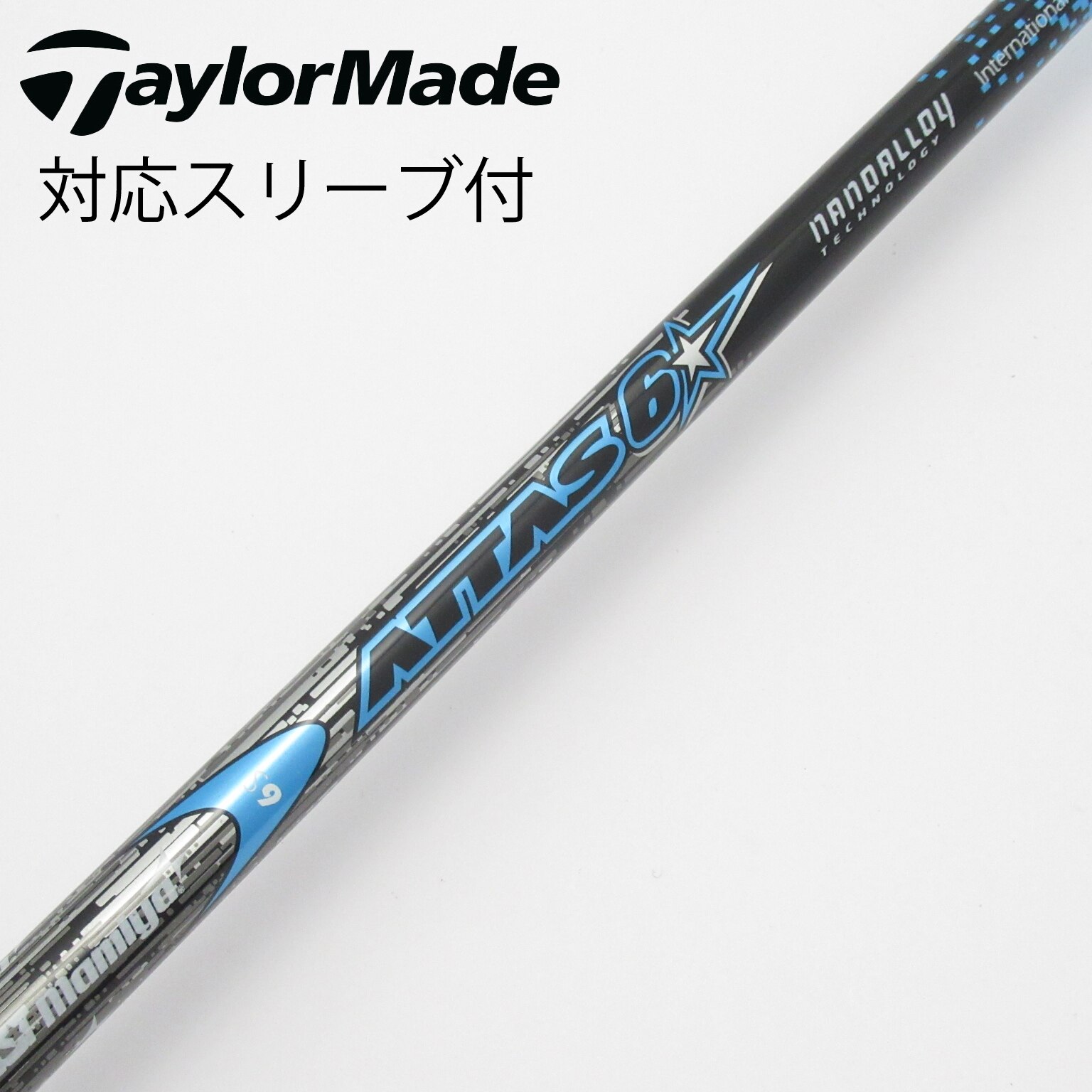中古】ATTAS 6☆ ドライバー用_スリーブ付 ATTAS 6☆ 6 S C(シャフト