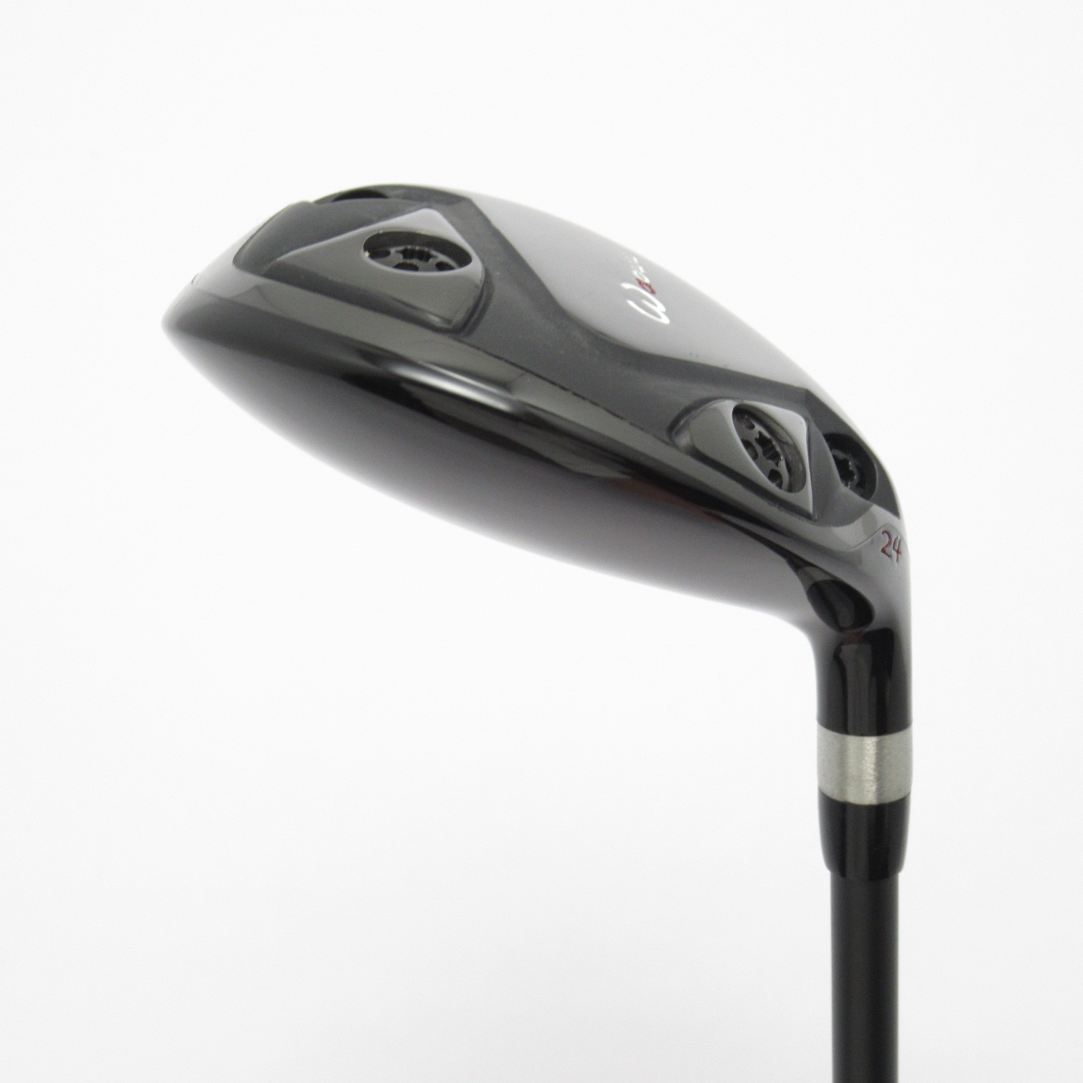 【中古ゴルフクラブ】Waoww RV-555 BLACK ユーティリティ カーボンシャフト　シャフト：カーボンシャフト 中古】Waoww RV-555 BLACK ユーティリティ カーボンシャフト 24 R相当