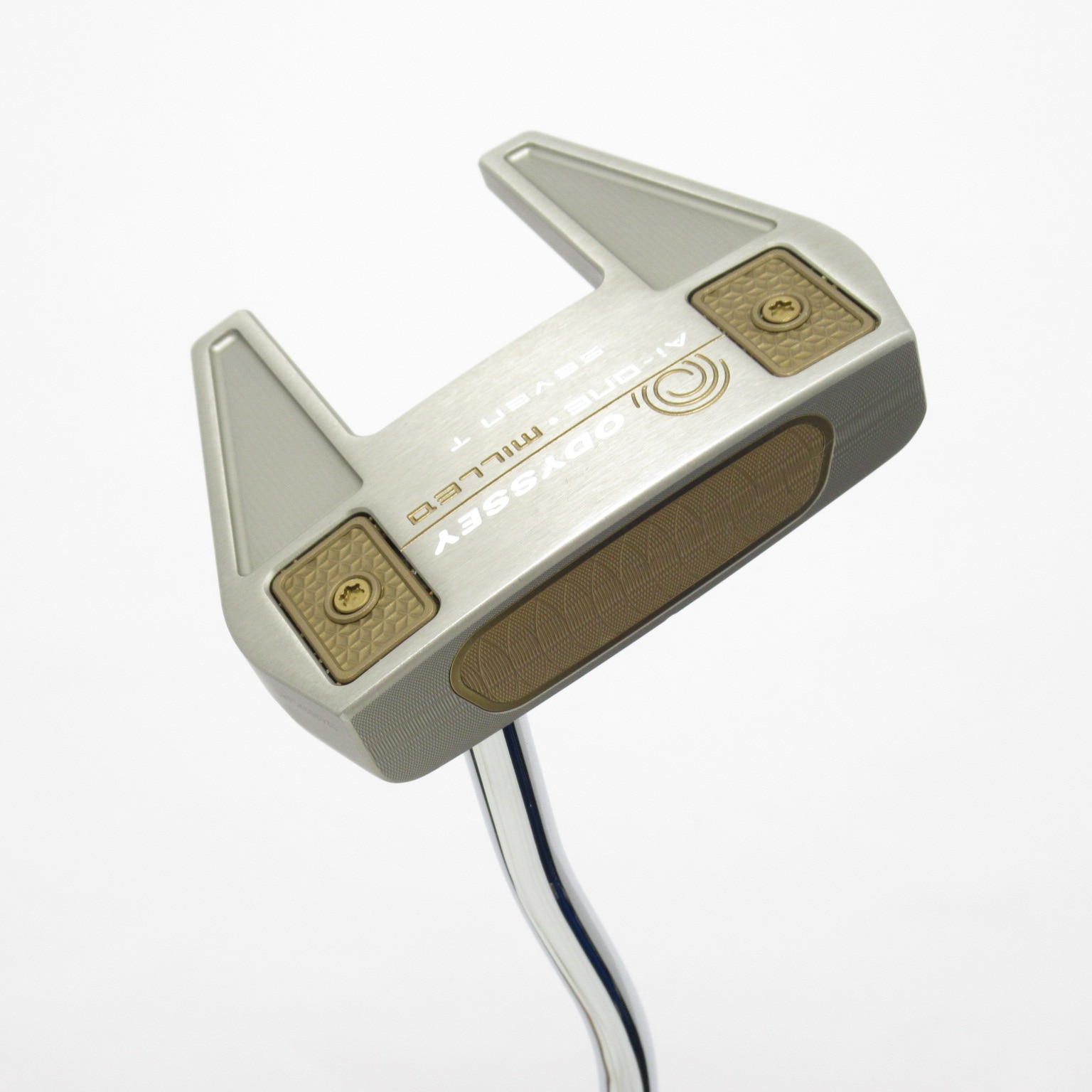 中古】Ai-ONE MILLED SILVER SEVEN T DB パター スチールシャフト 計測