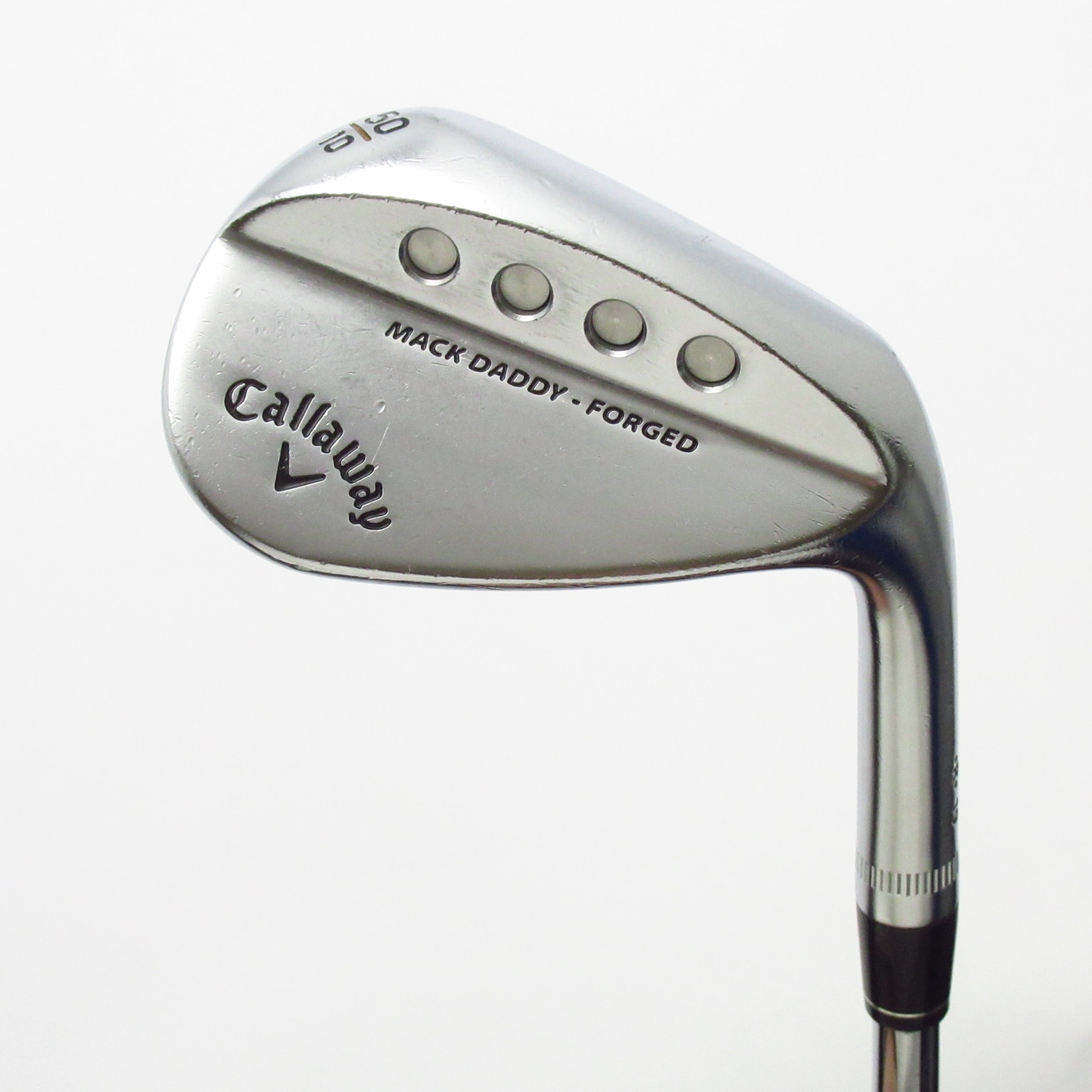 中古】MACK DADDY FORGED(2019)クロム仕上げ ウェッジ Dynamic Gold 50