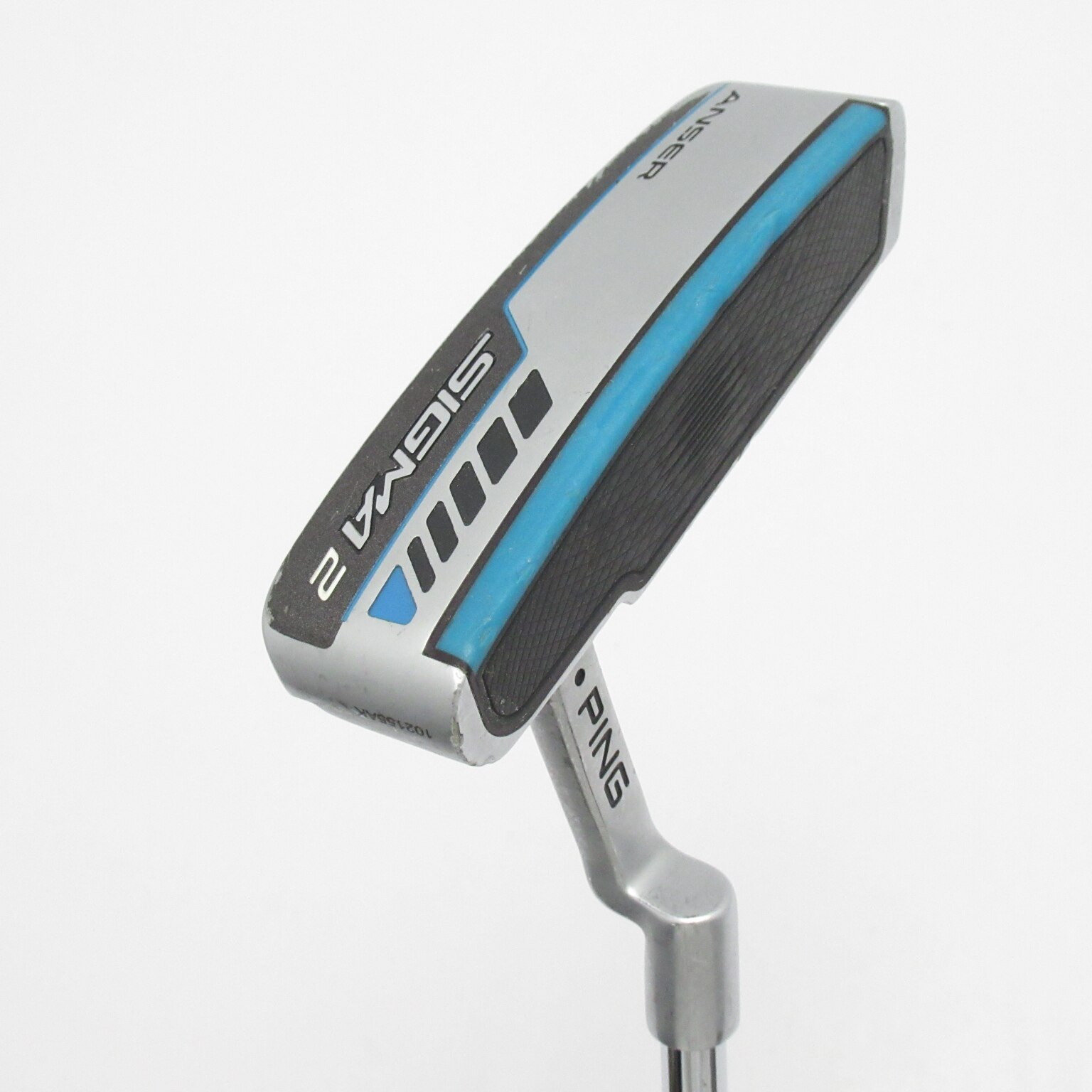 中古】SIGMA2 ANSER プラチナム仕上げ パター スチールシャフト 計測