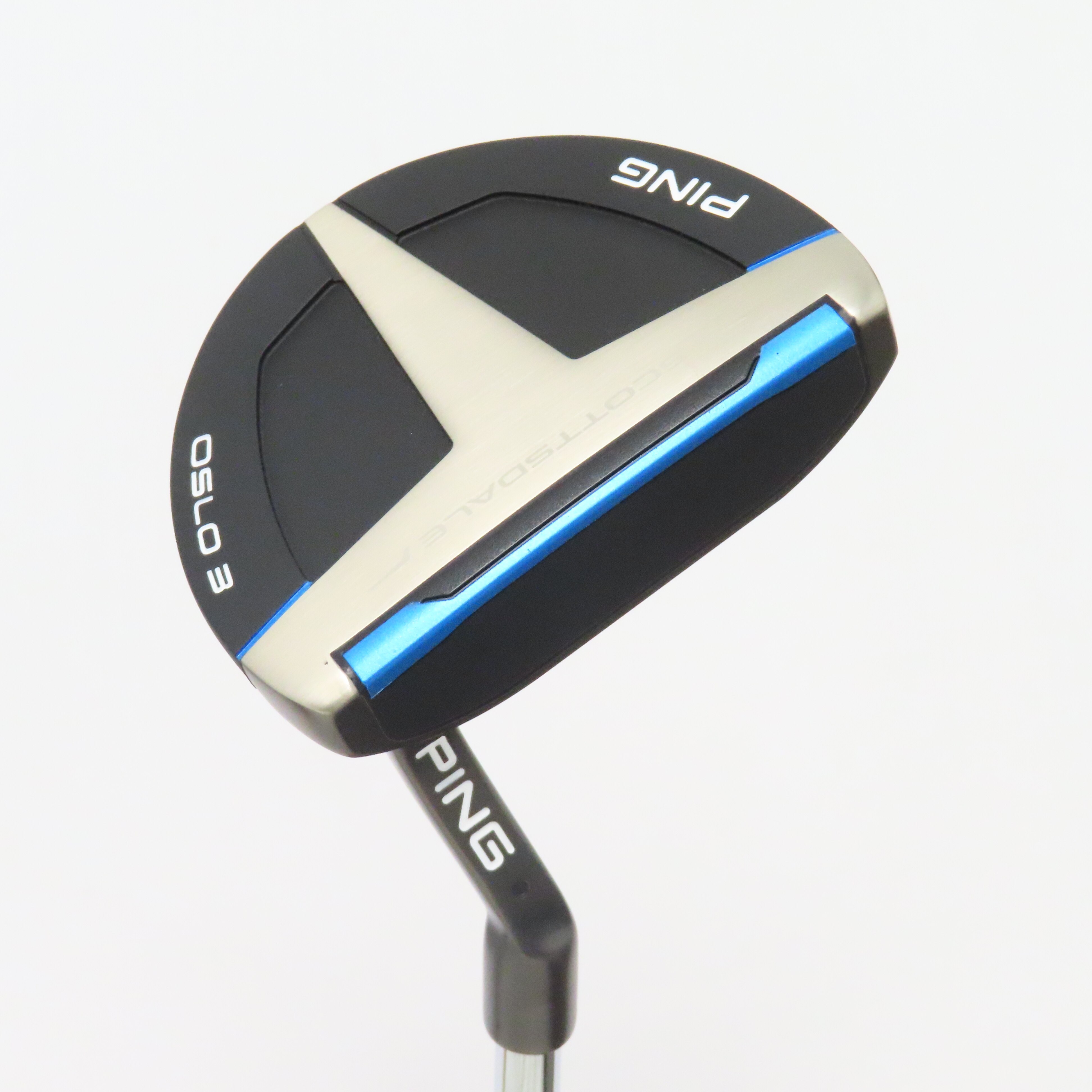 【中古/美品】PING OSLO 3 パター スコッツデール 34インチ 中古】スコッツデール オスロ 3(2025) パター スチールシャフト 計測
