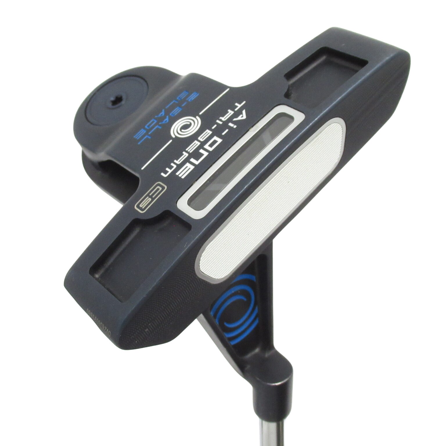 中古】Ai-ONE TRI-BEAM 2-BALL BLADE CS パター スチールシャフト 計測